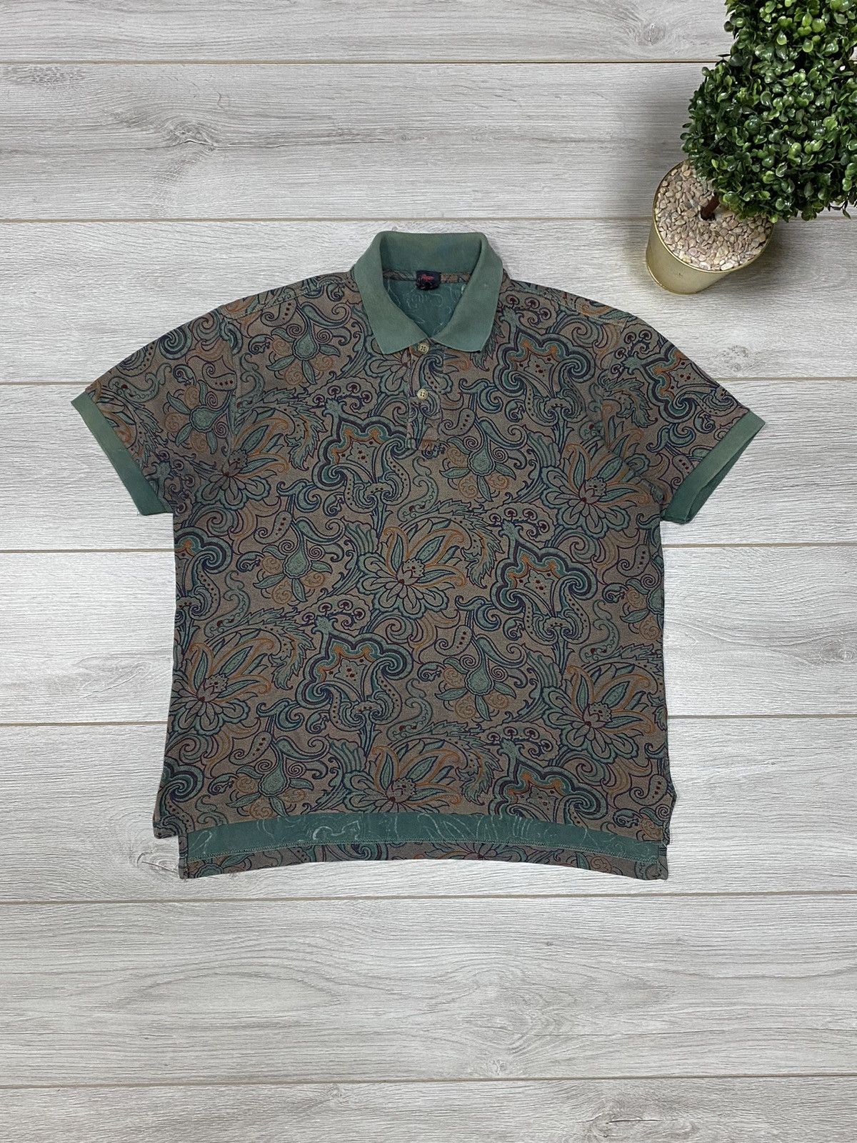 Etro Etro vintage bandana polo buttons patterns Size US M / EU 48-50 / 2 - 2 Thumbnail
