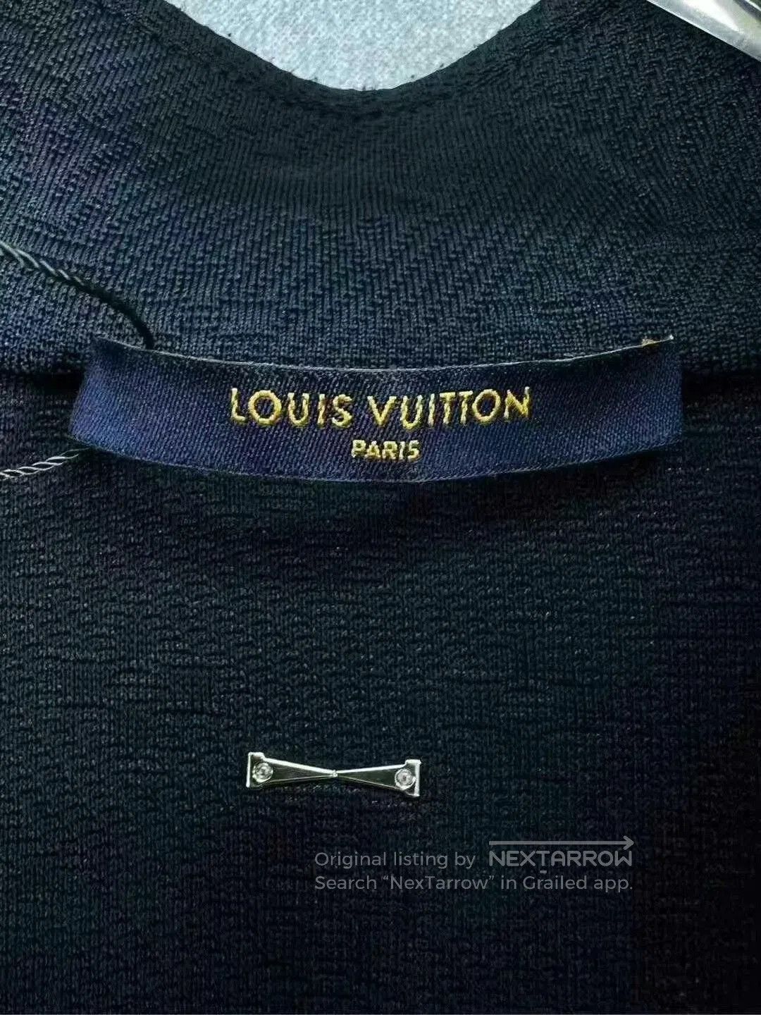 Louis Vuitton louis vuitton dark blue logo zip jacket. Size US XXL / EU 58 / 5 - 4 Thumbnail