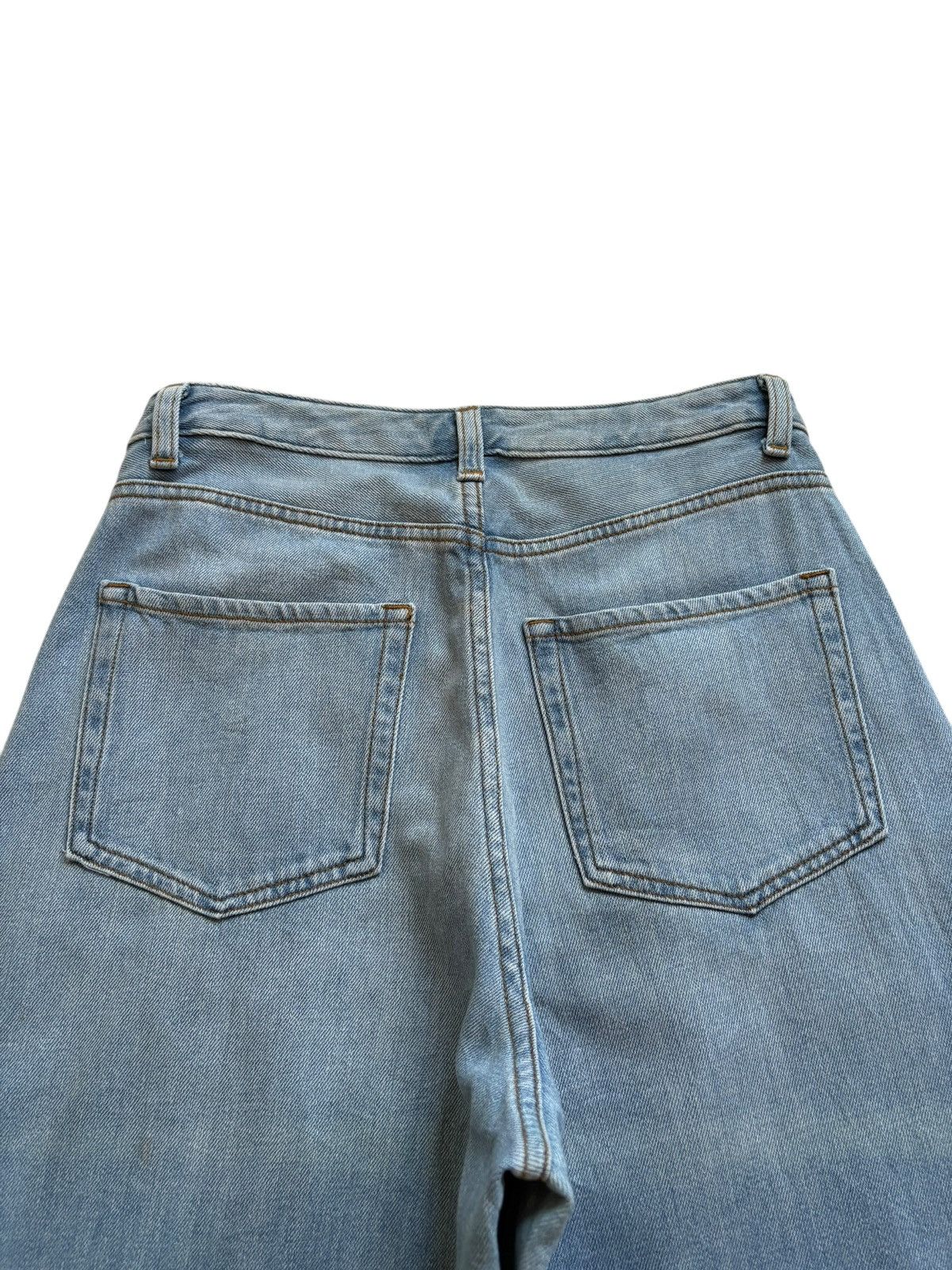 GU × Japanese Brand Vintage GU Blue Wash Loose Baggy Jeans Size US 27 - 8 Thumbnail
