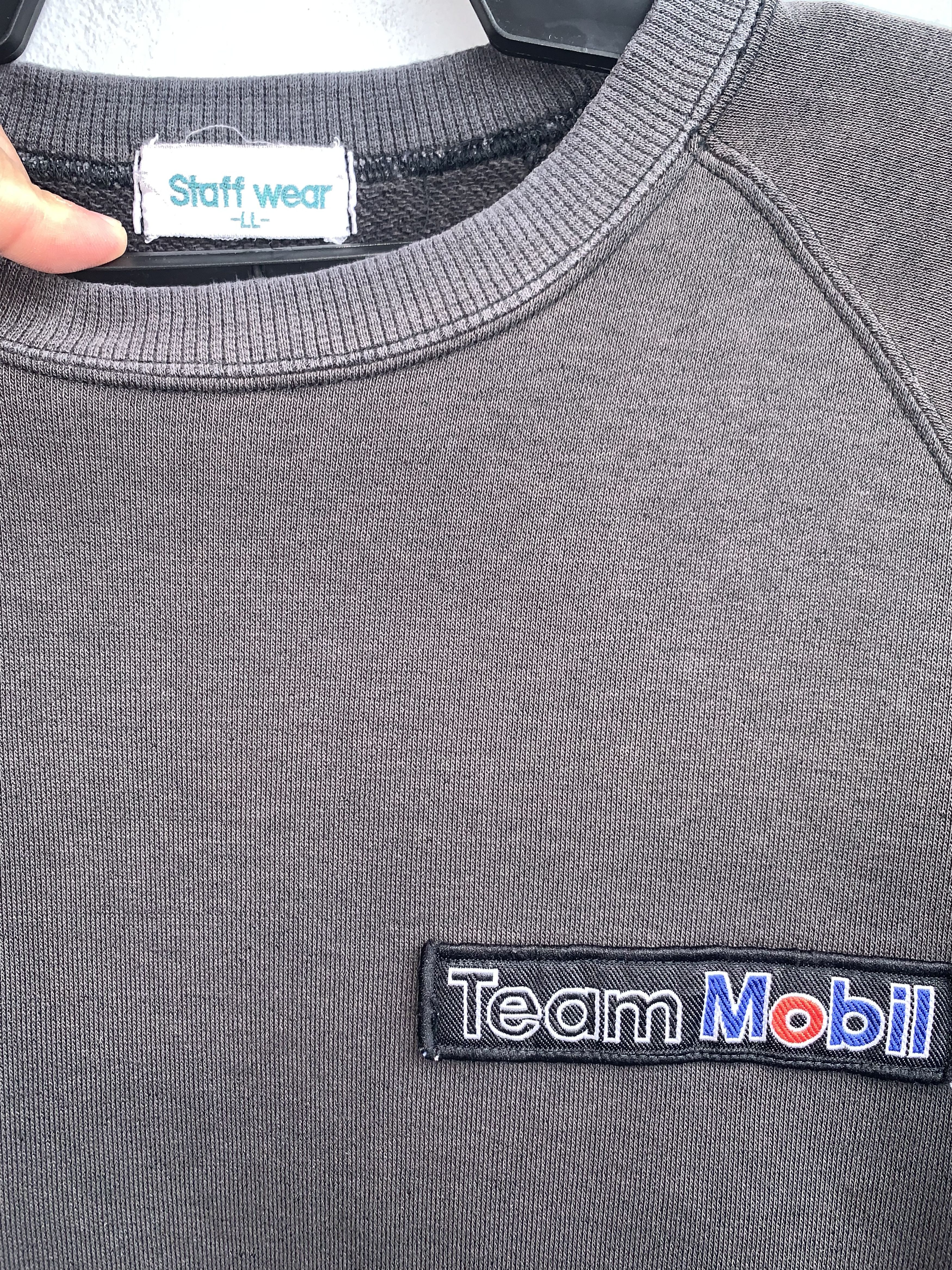 Vintage Team Mobil Racing Sweatshirt Size US M / EU 48-50 / 2 - 3 Thumbnail