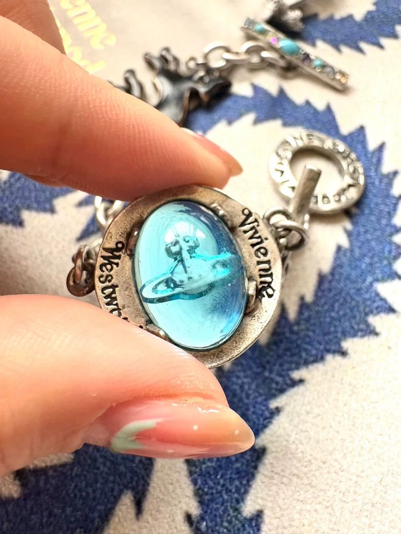 Vivienne Westwood Vivienne Westwood Blue Fantasy Cat Bracelet Size ONE SIZE - 3 Thumbnail