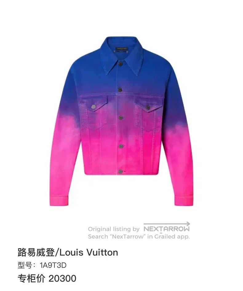 Louis Vuitton Louis Vuitton Neon ombre denim jacket Size US M / EU 48-50 / 2 - 6 Thumbnail