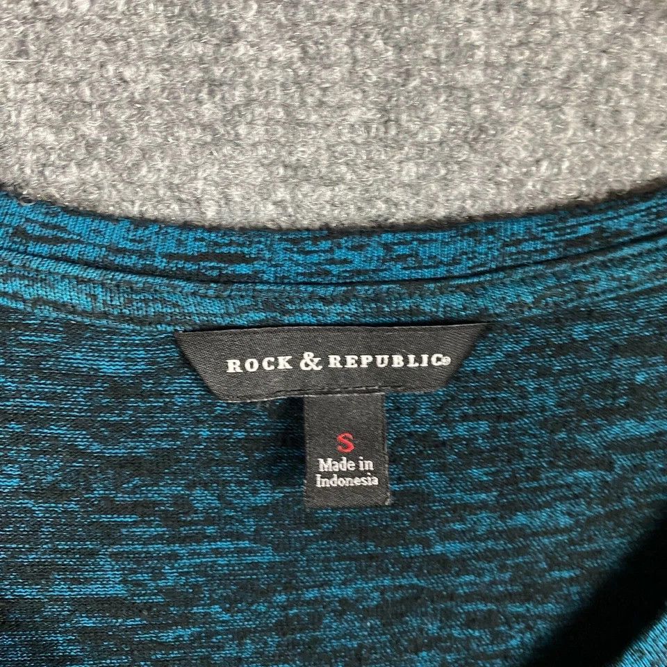 Rock & Republic Rock & Republic Top Women's Small Long Sleeve V-Neck Rayon S Size S / US 4 / IT 40 - 3 Thumbnail