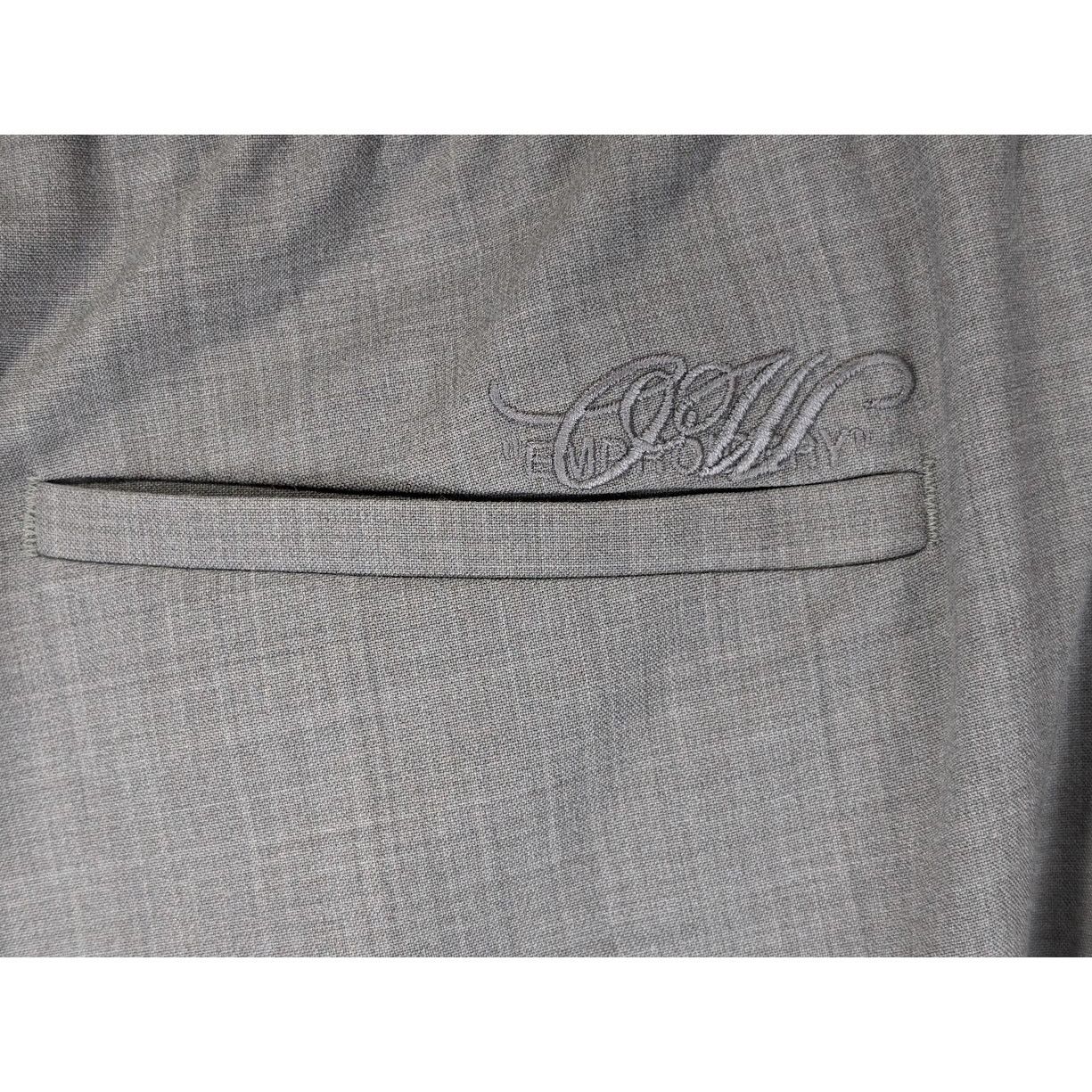 Off-White o1rshd1 Wool Long Lounge Trackpant in Melange Grey Size US 36 / EU 52 - 18 Thumbnail
