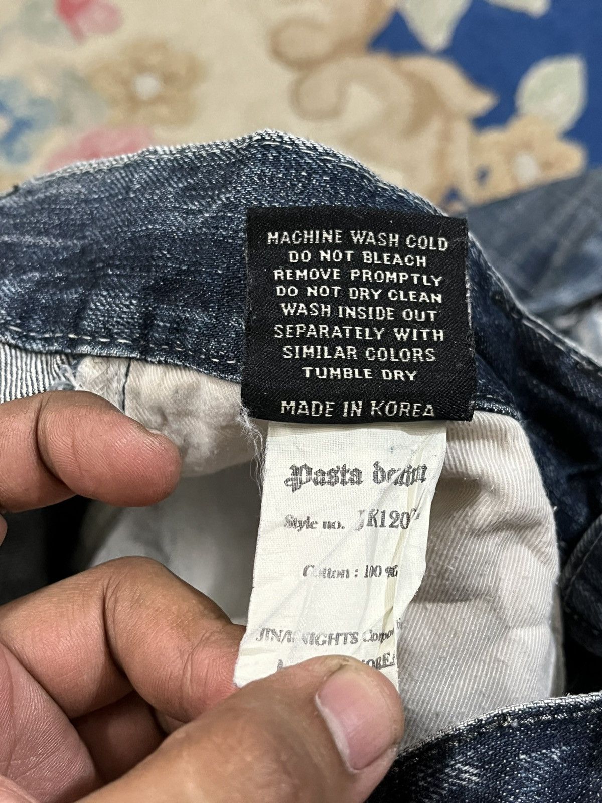 Beauty Beast Vintage Pasta Denim Flare Punk Ripped Jeans Size US 31 - 13 Thumbnail