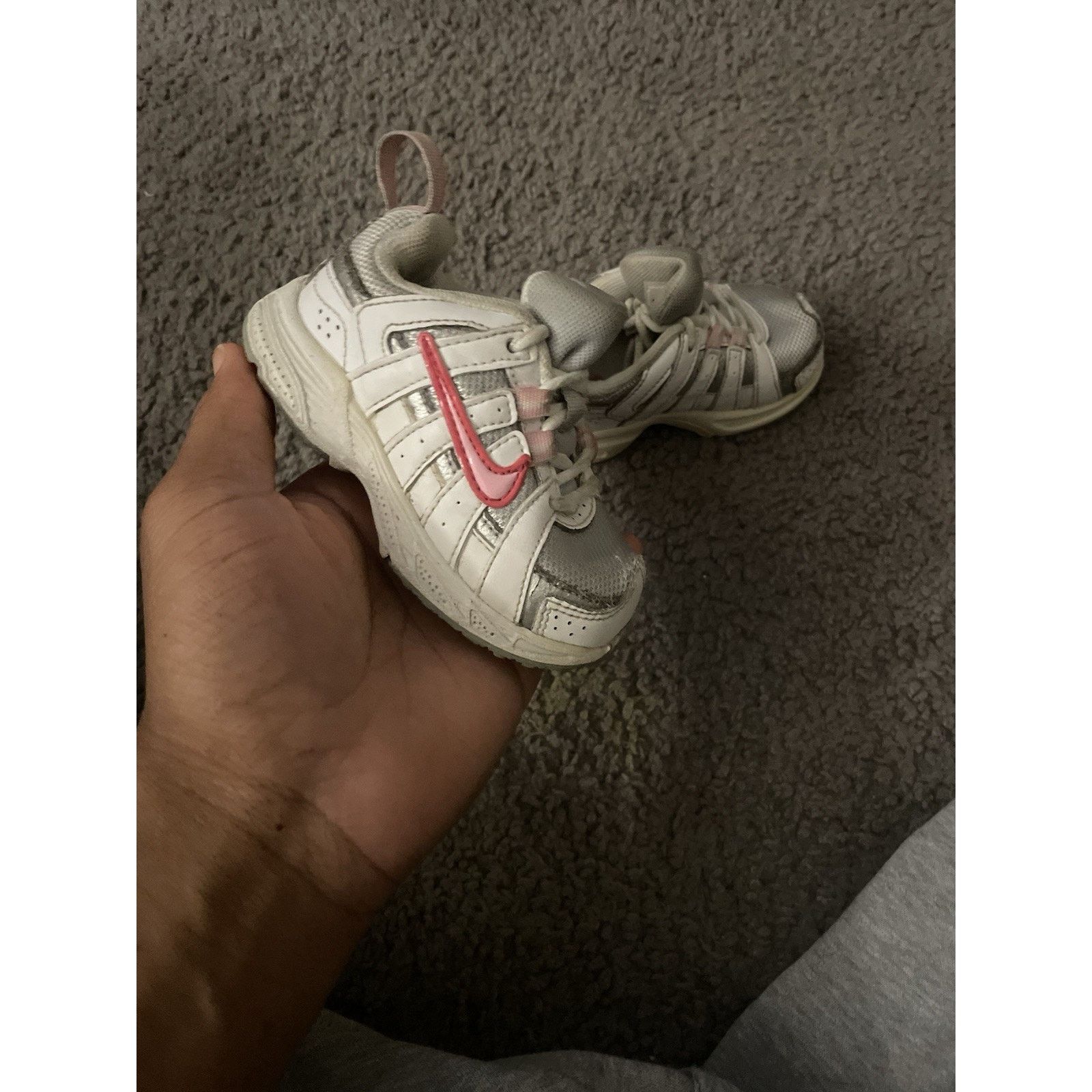 Nike Size 5c-Nike Air Max P2 Toddler Shoes White Pink 386609-061 Size US 5 / EU 37 - 1 Thumbnail