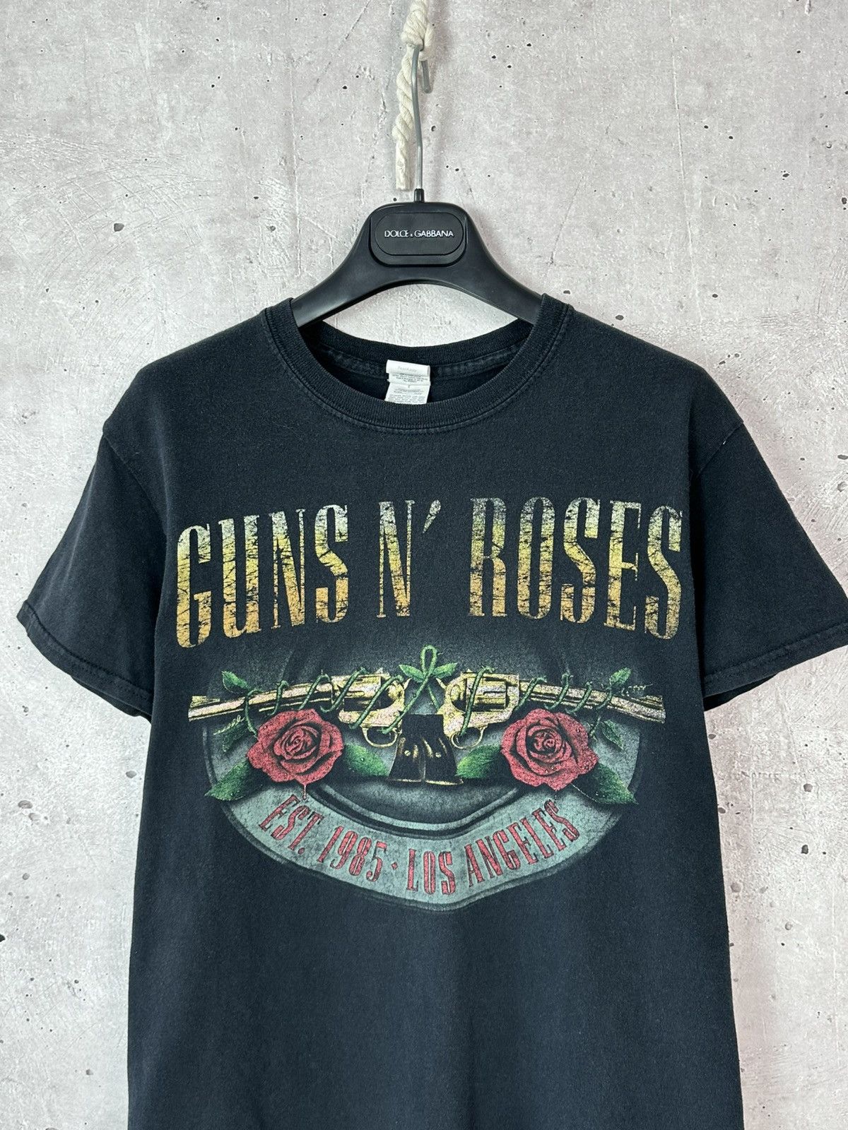 Vintage Guns N’ Roses Printed Black Short Sleeve T-shirt Size S / US 4 / IT 40 - 2 Thumbnail