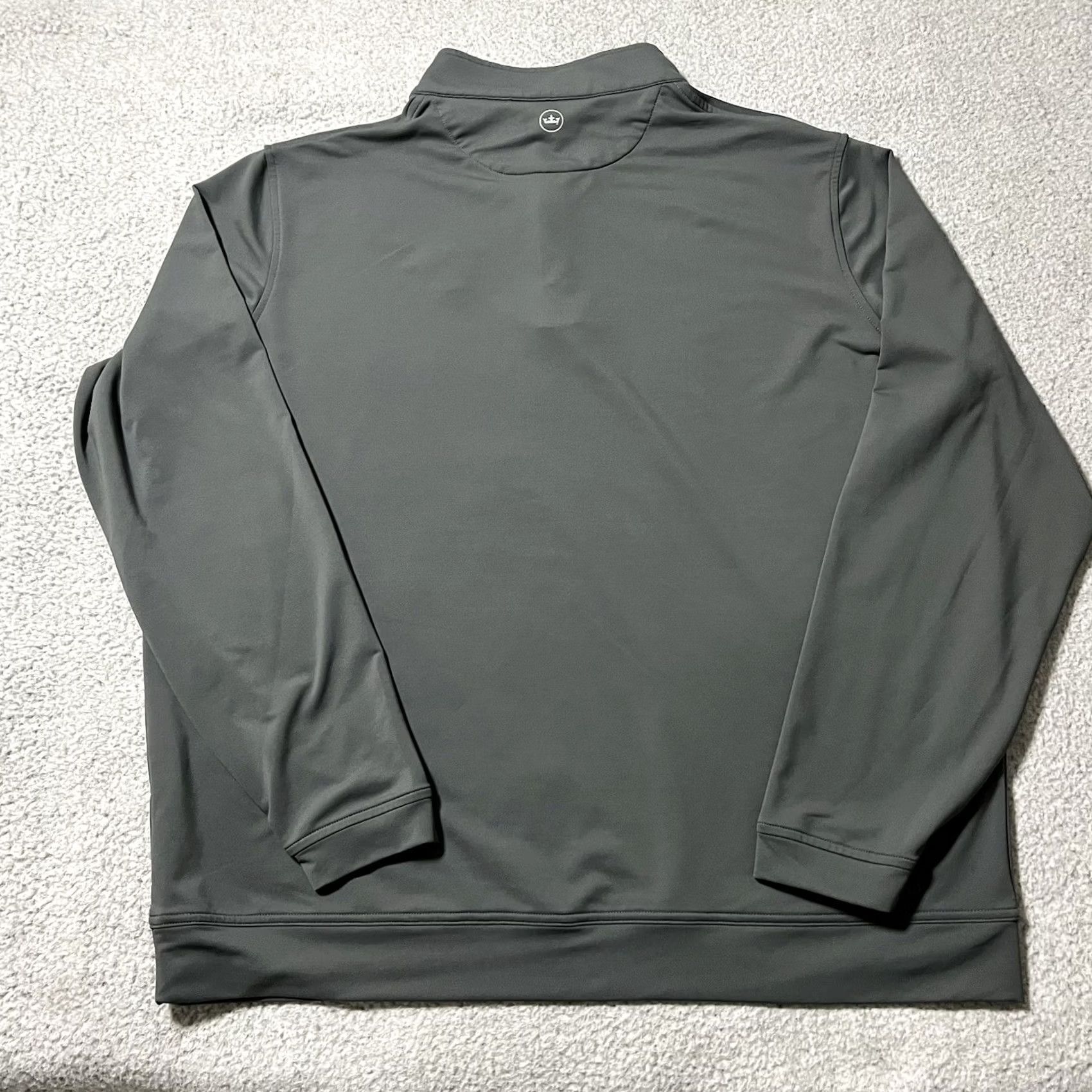 Peter Millar Peter Millar 1/4 Zip Pullover Mens 2XL Gray Maryland Terrapins Performance Golf Shirt Size US XXL / EU 58 / 5 - 4 Thumbnail