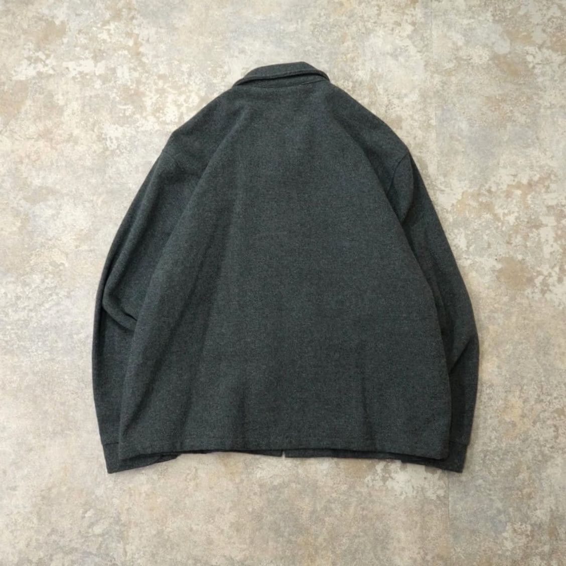 Ralph Lauren RRL Ralph Lauren Men's 90s Wool Jacket XL Gray Solid Casual Used Jacket Size US XL / EU 56 / 4 - 7 Thumbnail