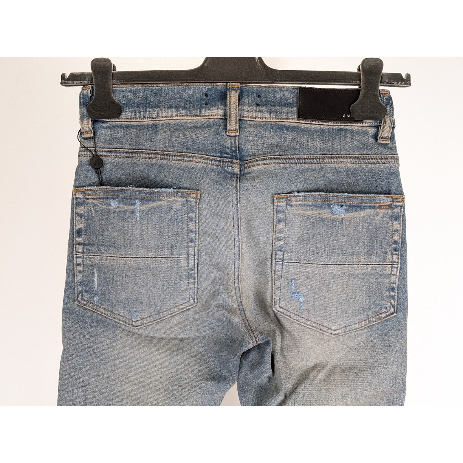 Amiri o1rshd1 Rainbow Paisley Thrasher Jeans in Clay Indigo Size US 34 / EU 50 - 19 Thumbnail