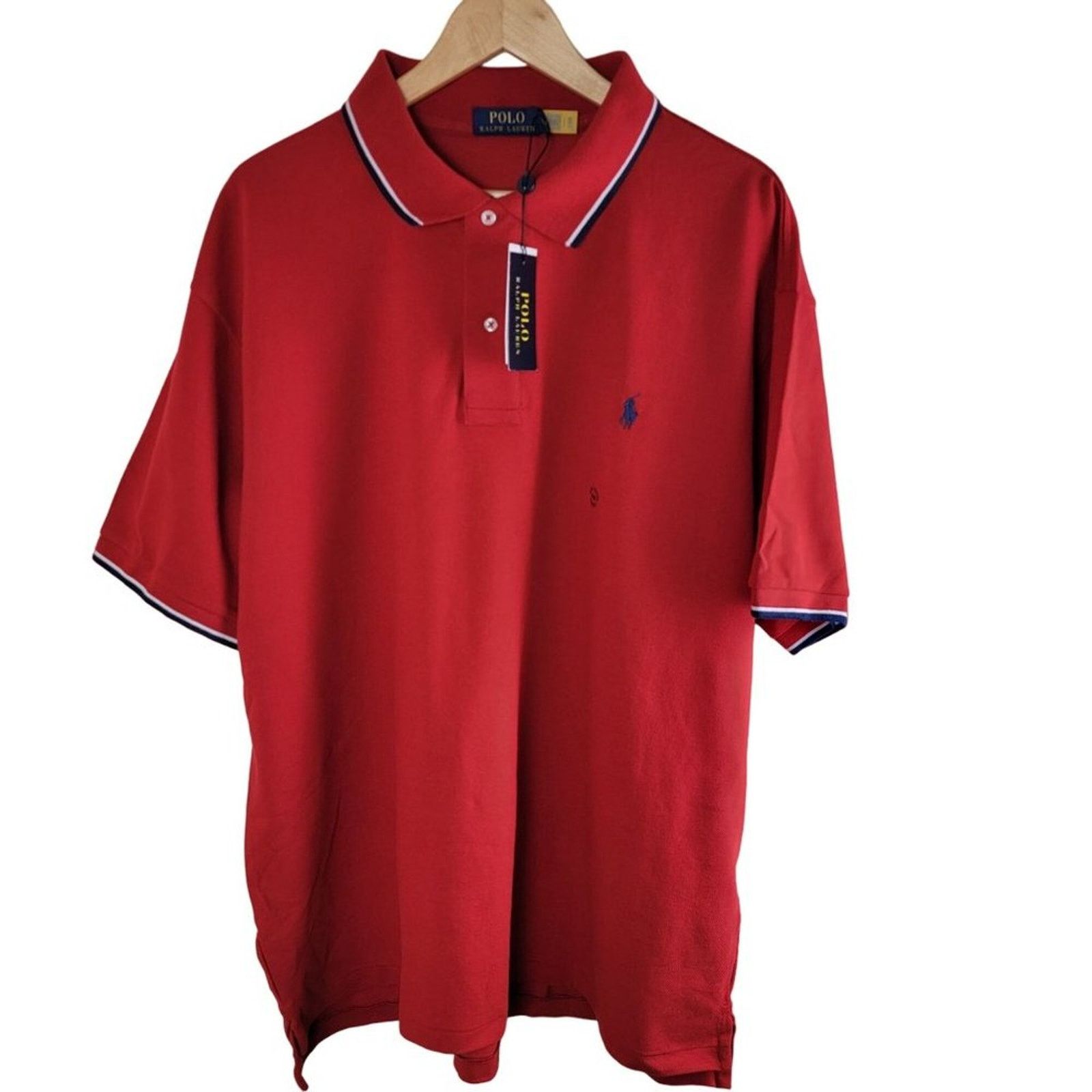 Polo Ralph Lauren Polo Ralph Lauren Tipped Collar Polo Shirt size 2XB Size US XXL / EU 58 / 5 - 1 Thumbnail