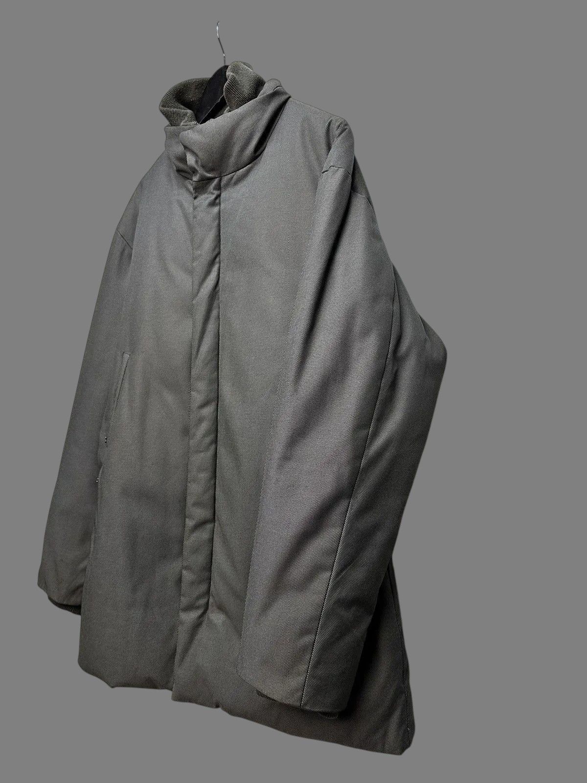 Allsaints Husky Grey Quilted Long Jacket British Country Classic Style Size US L / EU 52-54 / 3 - 6 Thumbnail