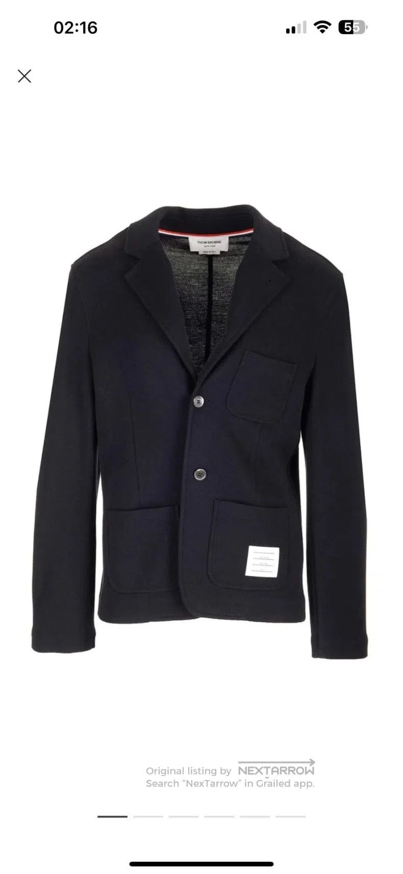 Thom Browne Thom Browne Single Breasted Jacket Size US XL / EU 56 / 4 - 6 Thumbnail