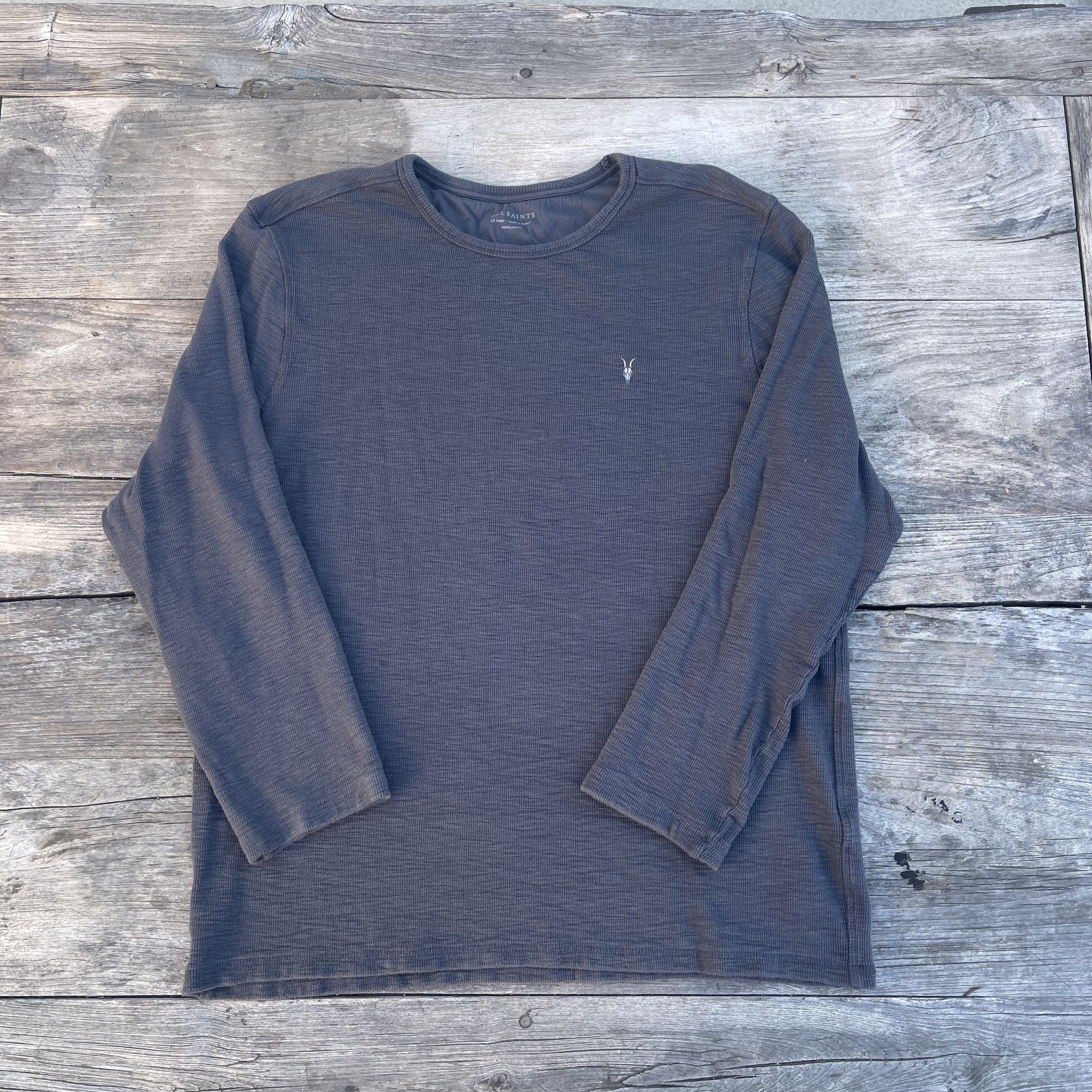 Allsaints Allsaints Ash Grey Sweater Size US XXL / EU 58 / 5 - 1 Thumbnail