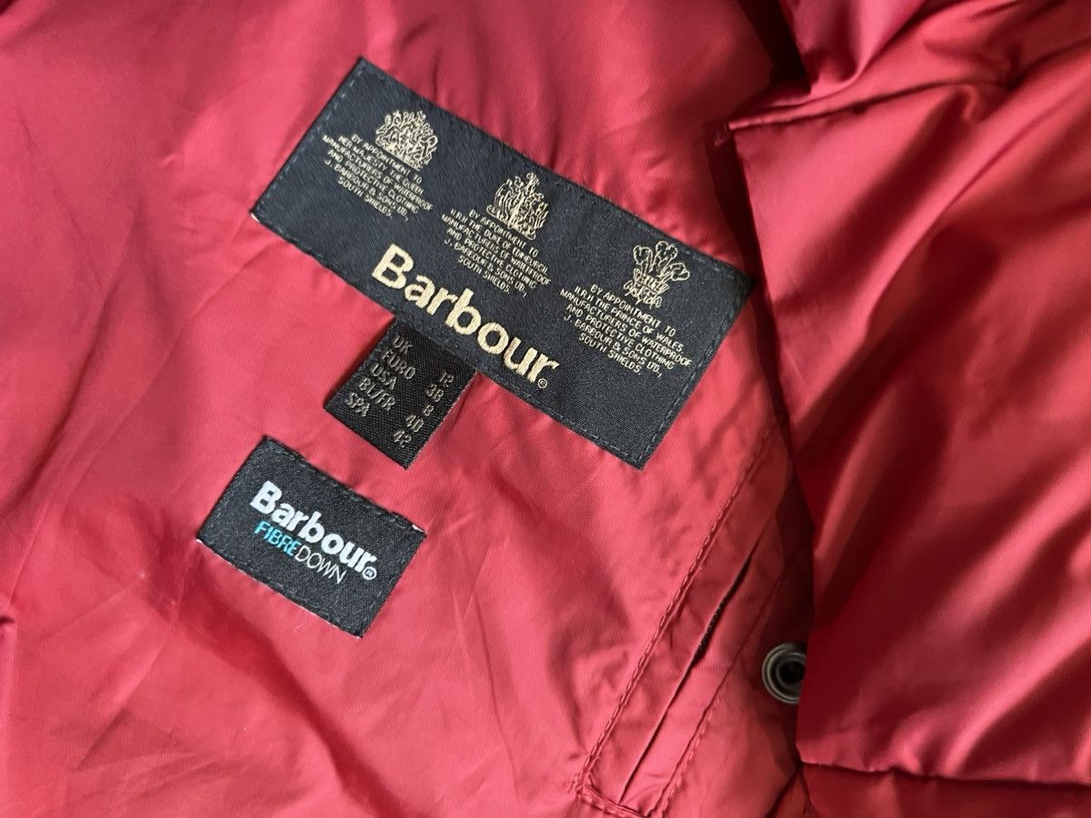 Barbour Barbour Red Down Jacket Womens Puffer Winter Size M / US 6-8 / IT 42-44 - 8 Thumbnail