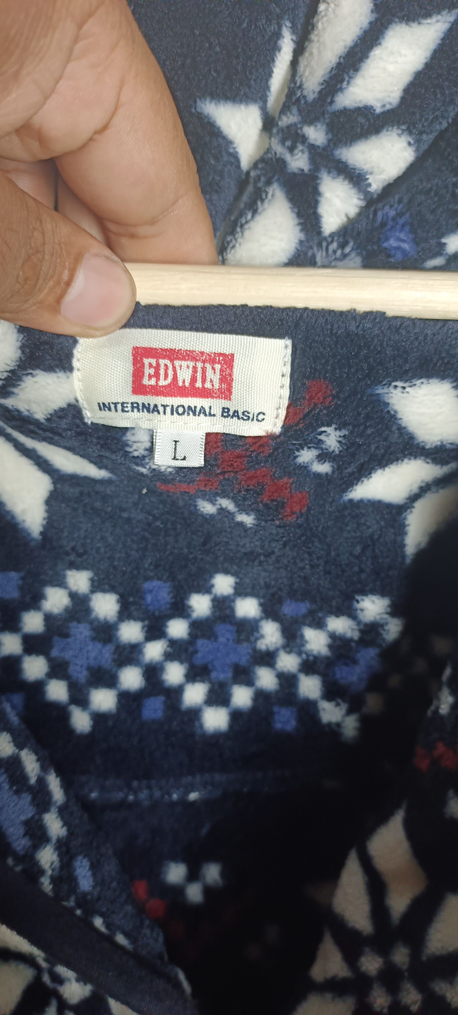 Edwin Vintage Edwin Navajo Fleece Shawl Collar Jacket Size US L / EU 52-54 / 3 - 5 Thumbnail