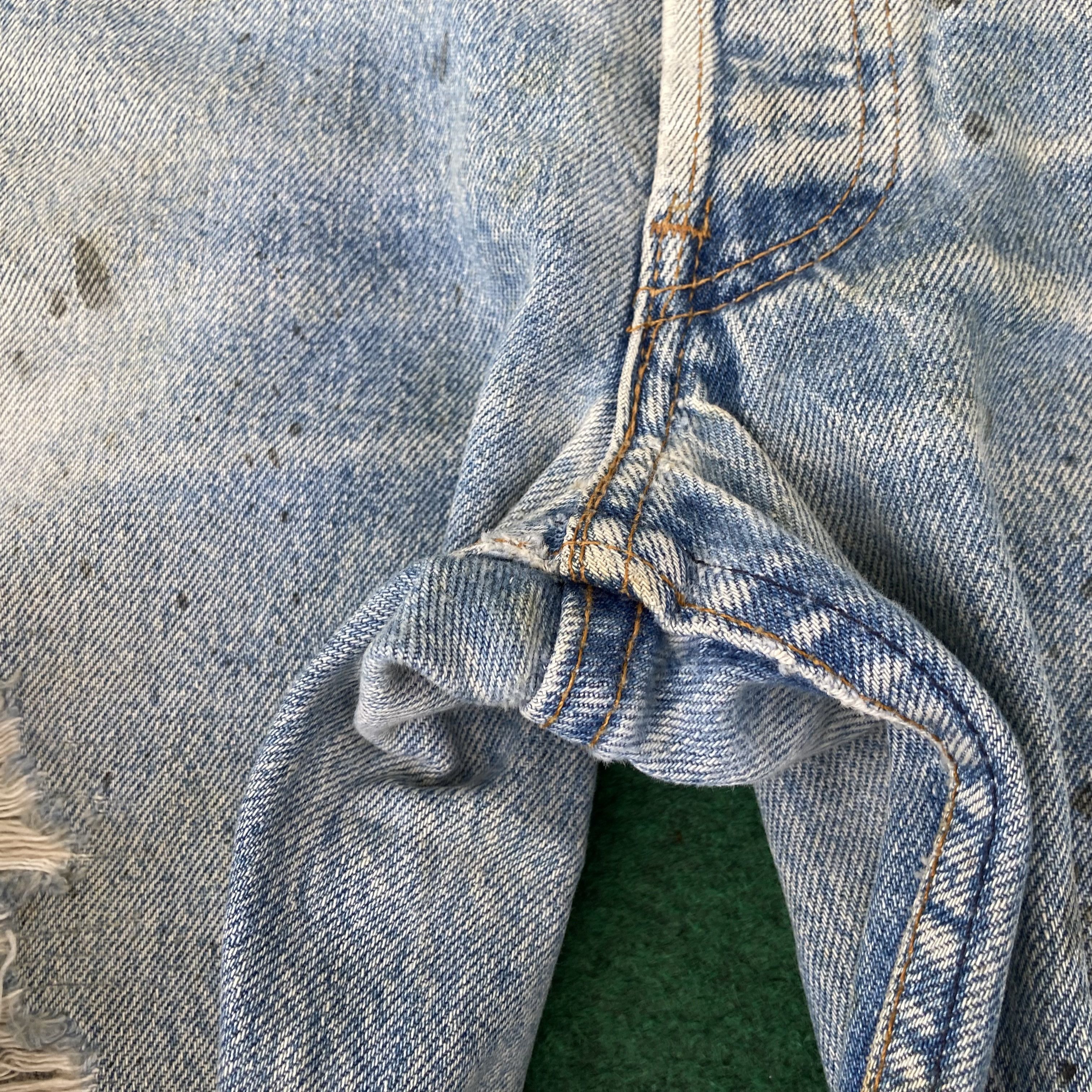 Levi's 31x29 Vintage Levis 501xx Button Fly Blue Denim Jeans Size US 31 - 6 Thumbnail