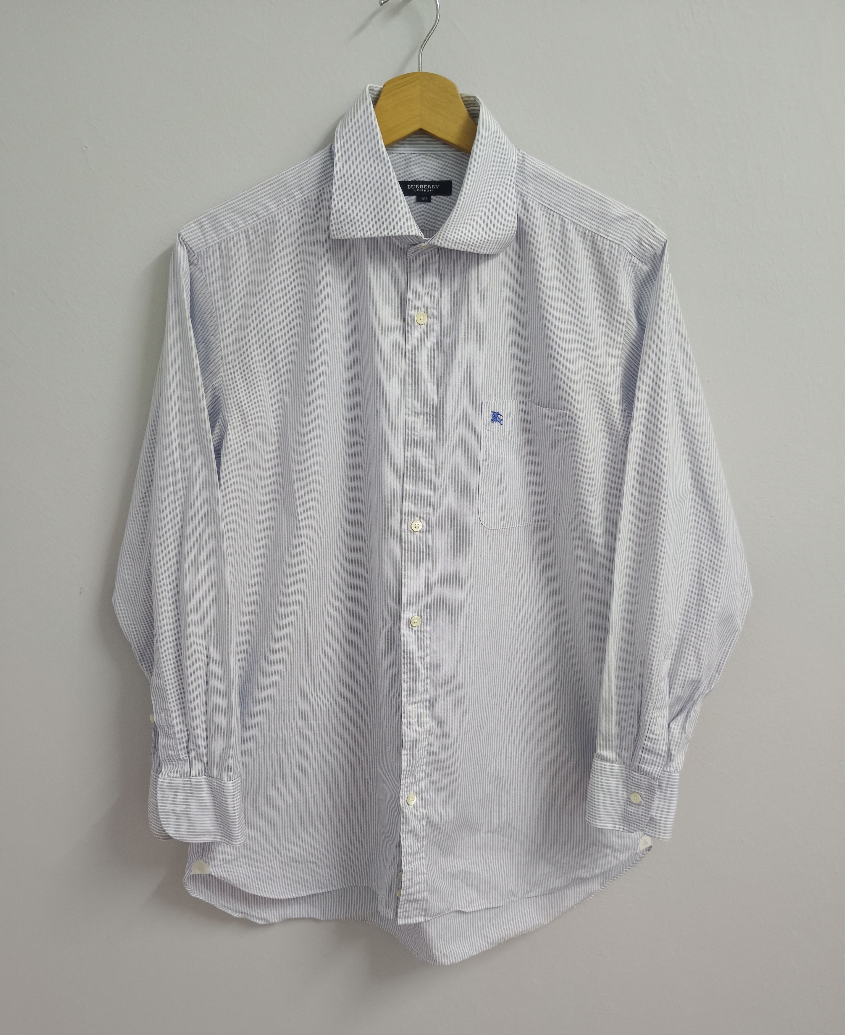 Burberry BURBERRY STRIPE BUTTON UP Size US M / EU 48-50 / 2 - 1 Thumbnail
