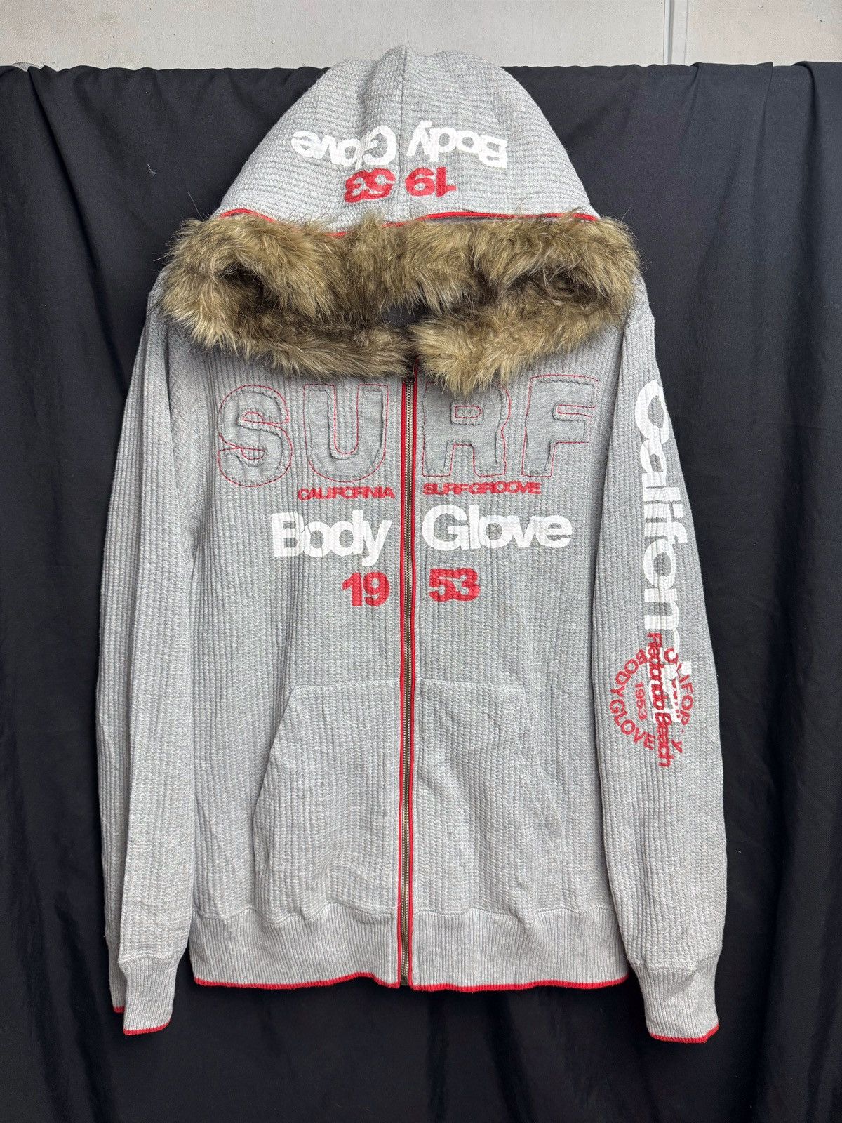 Japanese Brand 2000s Fur Thermal Hoodie Body Glove Japanese Styled Size US L / EU 52-54 / 3 - 1 Thumbnail
