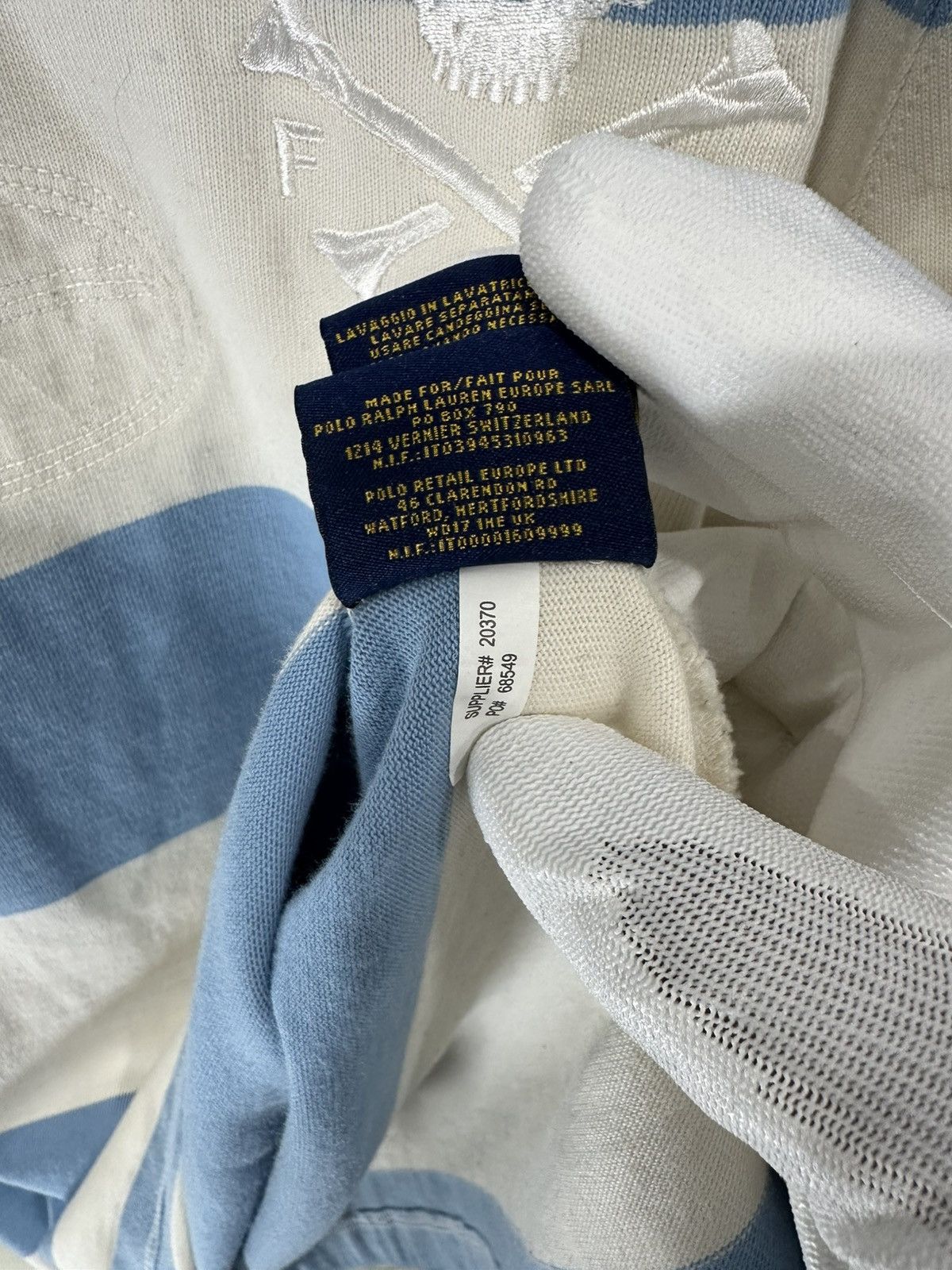 Rugby Ralph Lauren Rugby Ralph Lauren Crazy Rugby Baby Blue L Size US L / EU 52-54 / 3 - 9 Thumbnail