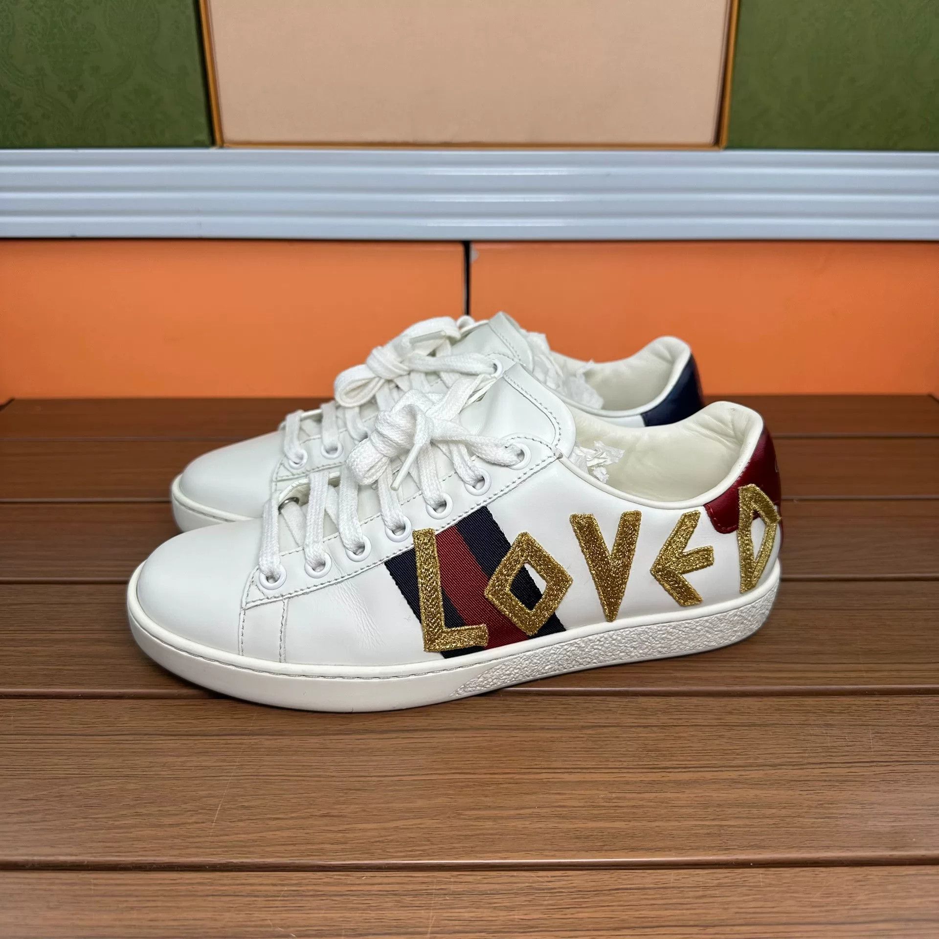 Gucci Gucci Lowtop Sneakers it_34-5 Women Size US 4.5 / IT 34.5 - 1 Thumbnail