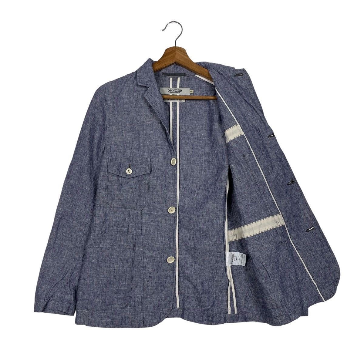 OMNIGOD Japanese Brand Omnigod Cadual Jacket Size US S / EU 44-46 / 1 - 9 Thumbnail
