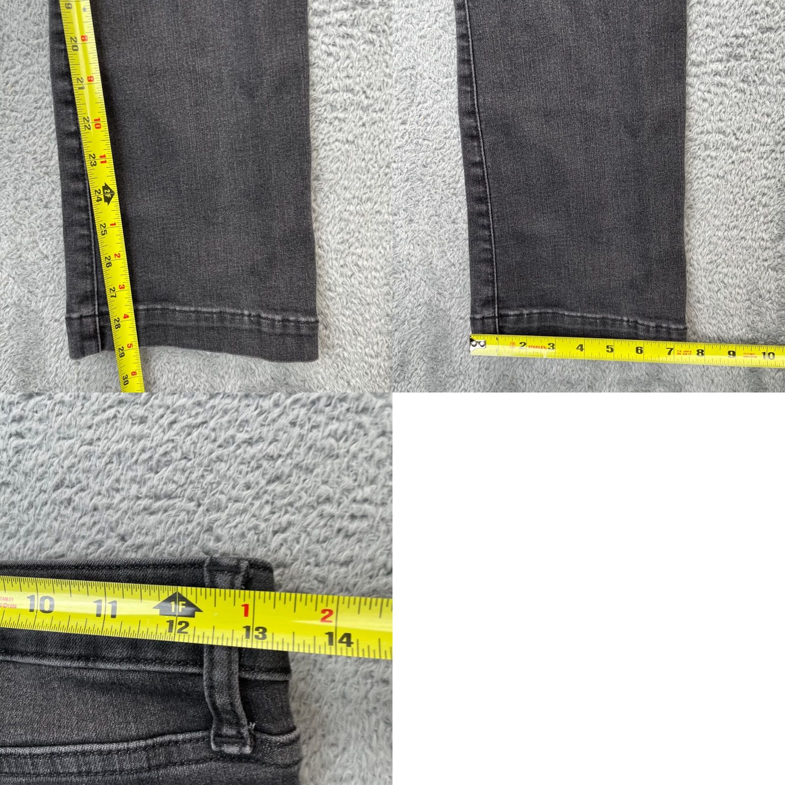 Vintage Joes Jeans Womens 26 Petite Gray Kacey Bootcut Denim Cotton Stretch Mid Bootcut Jeans 5-Pocket Inseam 29in XS? Size 26" / US 2 / IT 38 - 8 Thumbnail