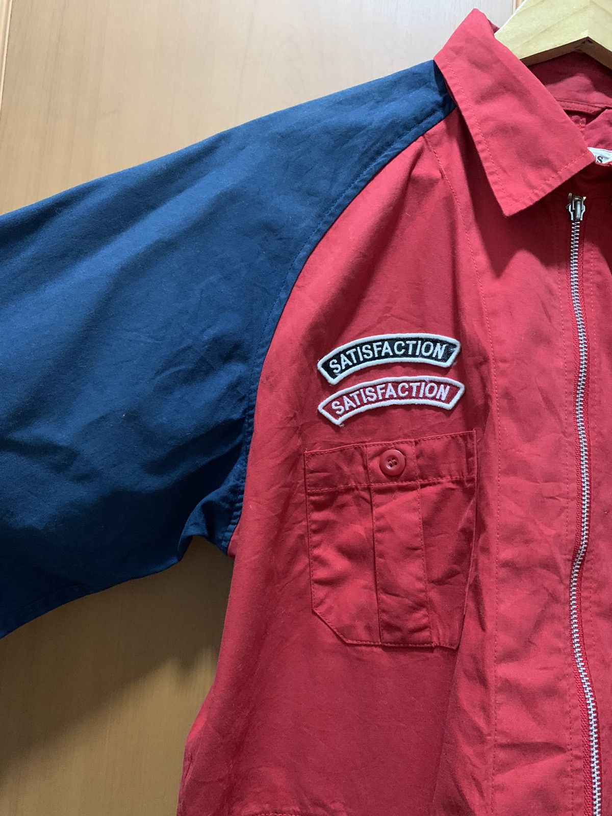 Japanese Brand Vintage Redskins Patches Zipper Size US L / EU 52-54 / 3 - 4 Thumbnail