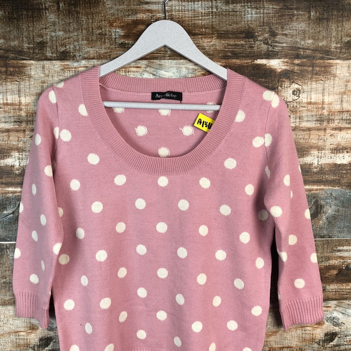 Homespun Knitwear × Japanese Brand Angeliebe Pink Knitwear #A1311 Size S / US 4 / IT 40 - 9 Thumbnail