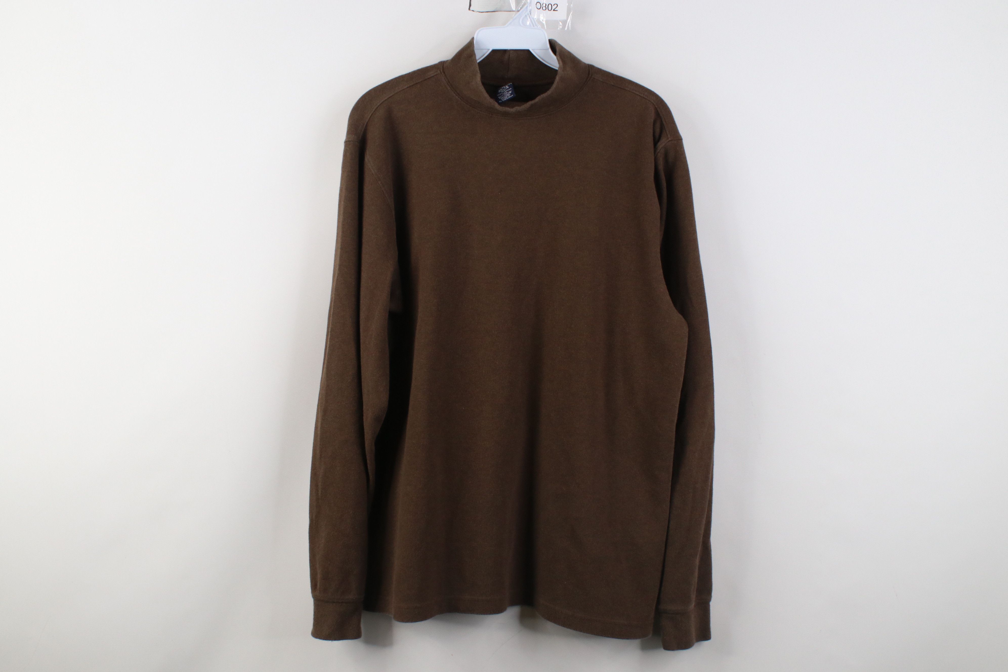 Lands' End Vintage 90s. Y2K Lands End Mock Neck Long Sleeve T-Shirt Size US M / EU 48-50 / 2 - 1 Thumbnail