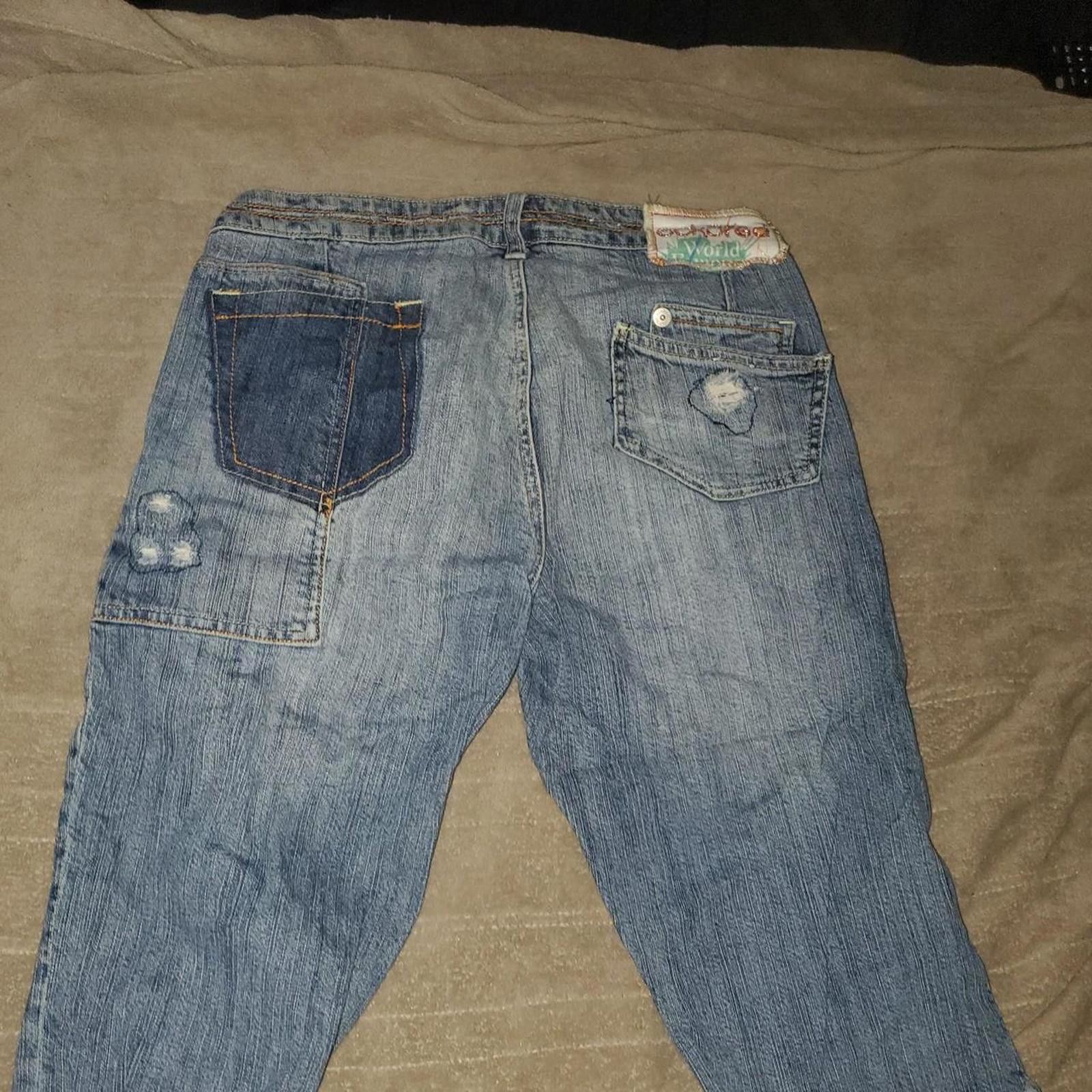 Ecko Unltd. Ecko Unltd. Women's Blue and Navy Jeans Size 34" / US 12 / IT 48 - 5 Thumbnail