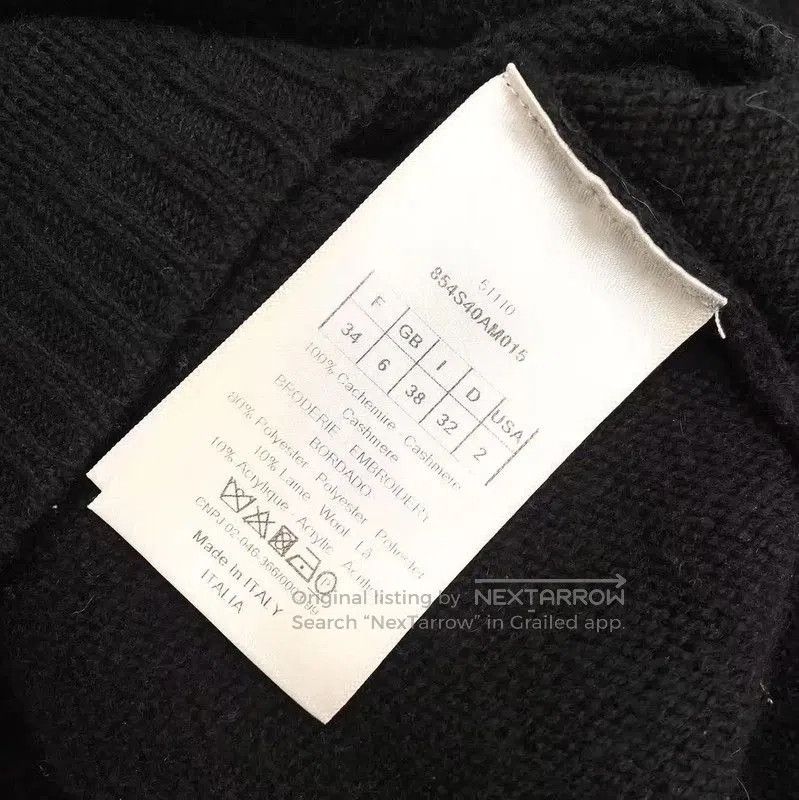 Dior Dior Multicolor Cashmere Pullover Sweater . Size XXS / US 00 / IT 34 - 4 Thumbnail