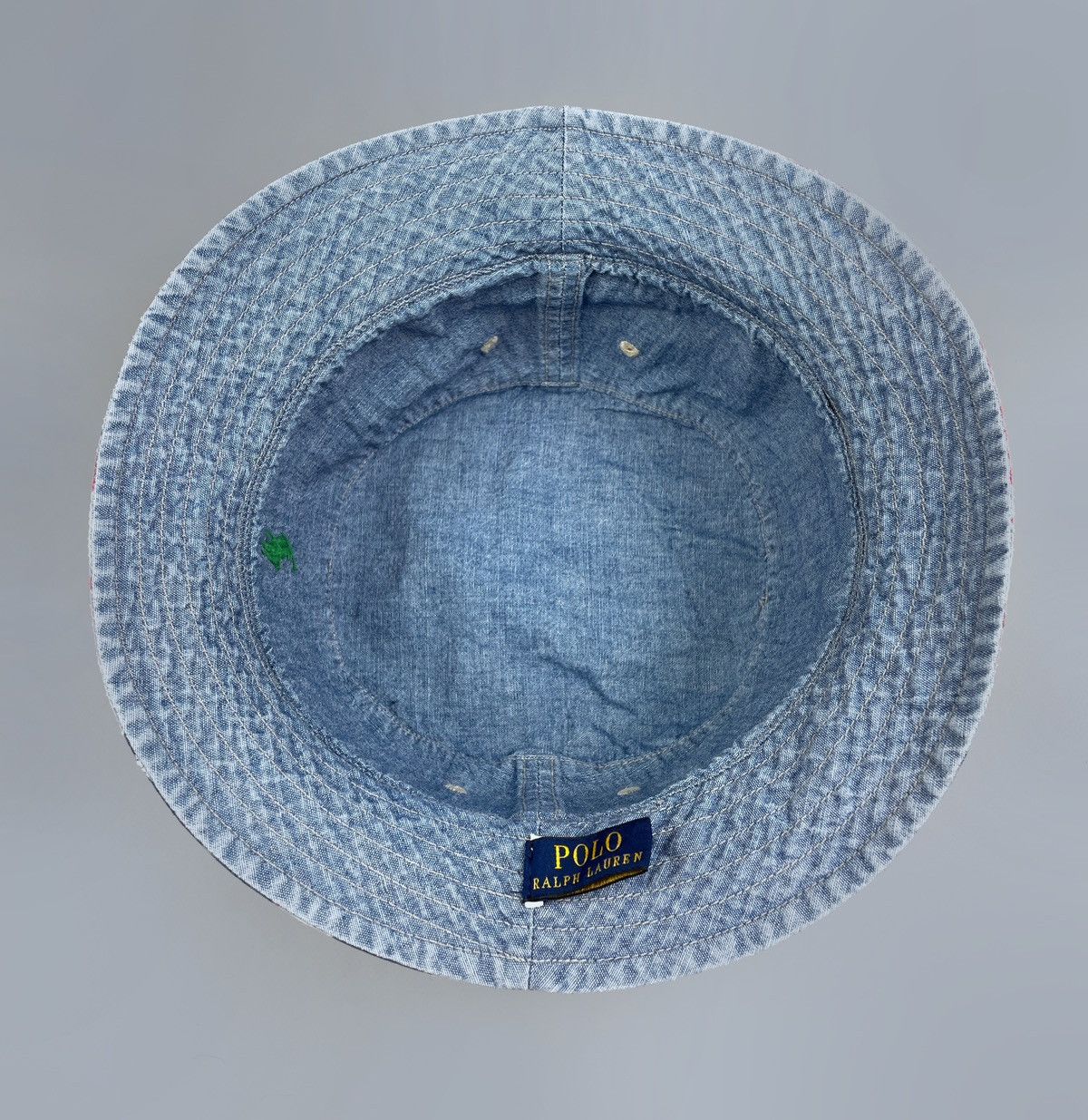 Polo Ralph Lauren Polo Ralph Lauren Double Side Floral & Denim Bucket Hat OS Size ONE SIZE - 8 Thumbnail