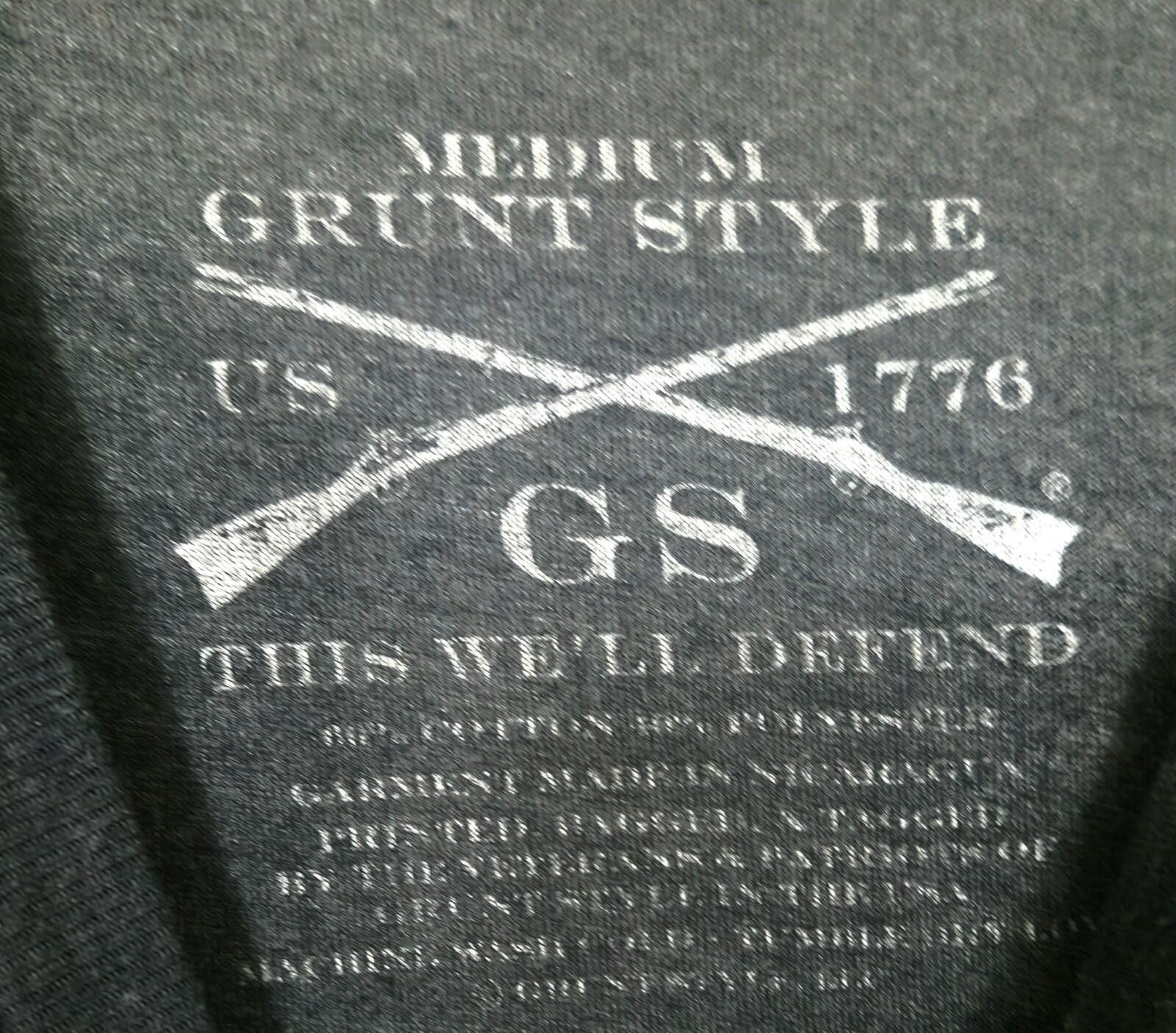 Grunt Style Grunt Style Mens M American Flag Patriotic Tee Military #7 Size US M / EU 48-50 / 2 - 2 Thumbnail
