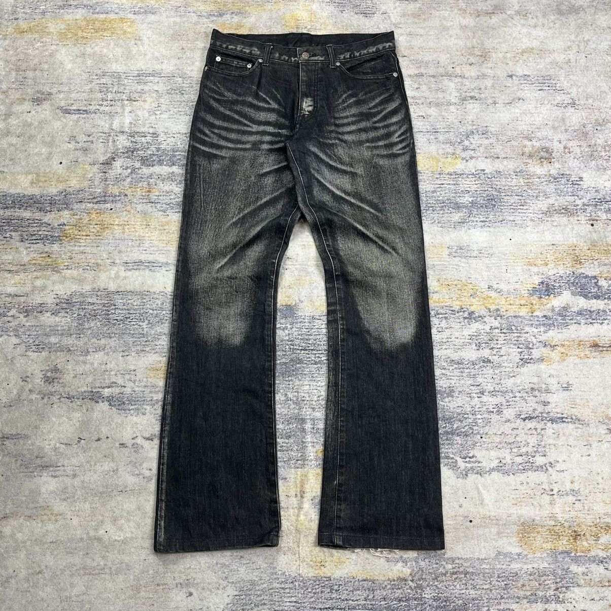 Tornado Mart Tornado mart clawmarks flared jeans dior vibes Size US 31 - 1 Thumbnail