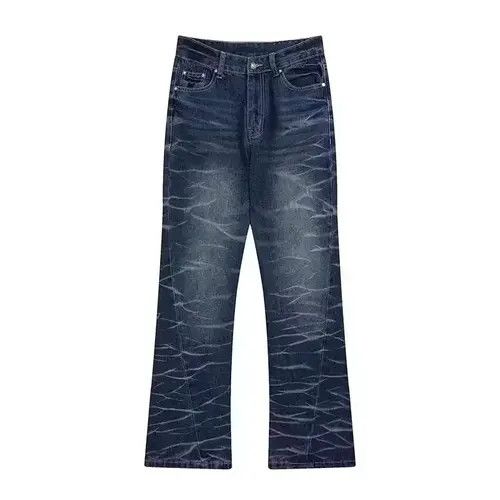 Designer × Japanese Brand × Vintage skate flared tie dye faded jeans Size US 32 / EU 48 - 1 Thumbnail