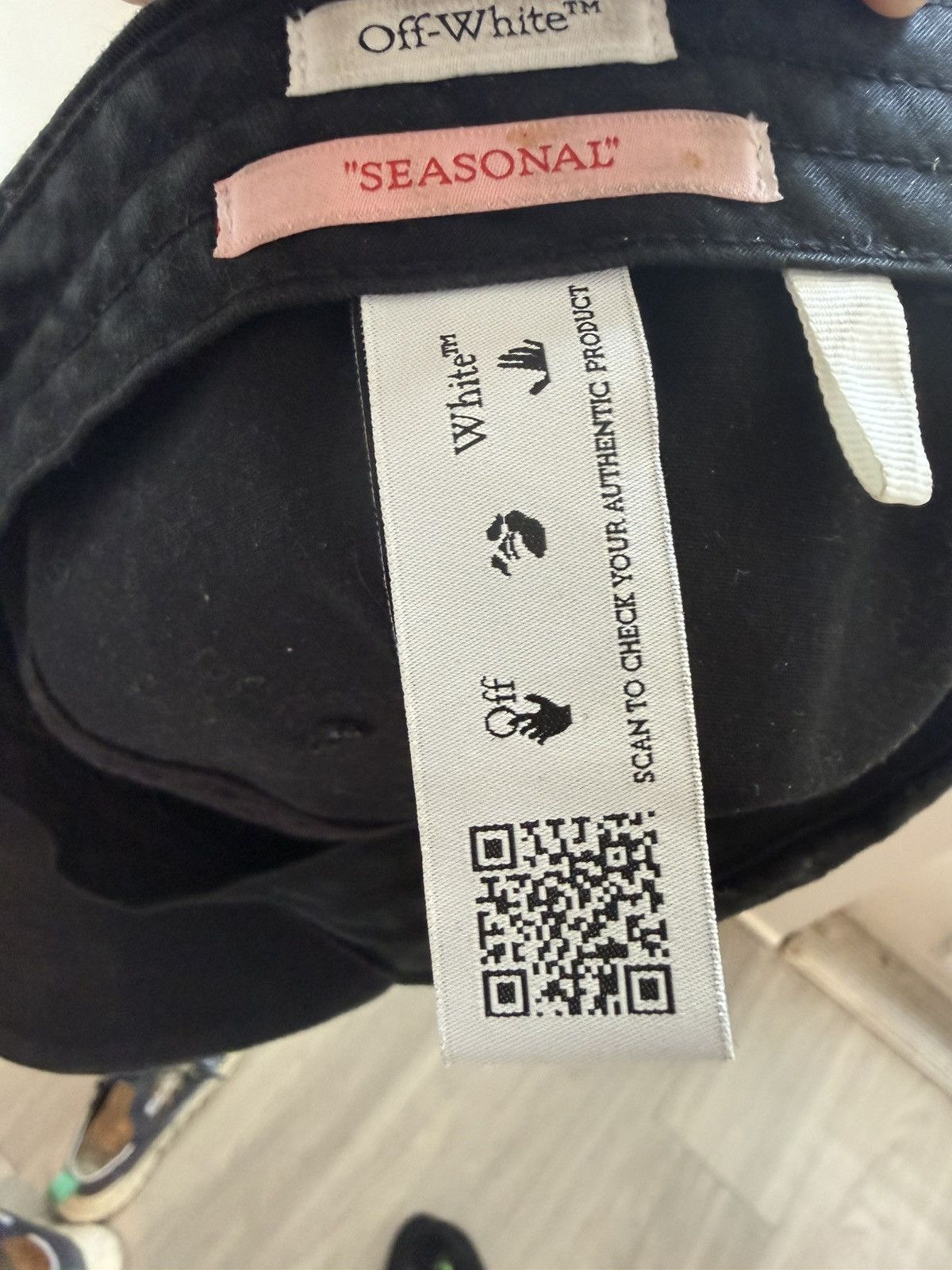 Off-White Mens “Seasonal” Weed Arrows Logo Hat Size ONE SIZE - 5 Thumbnail