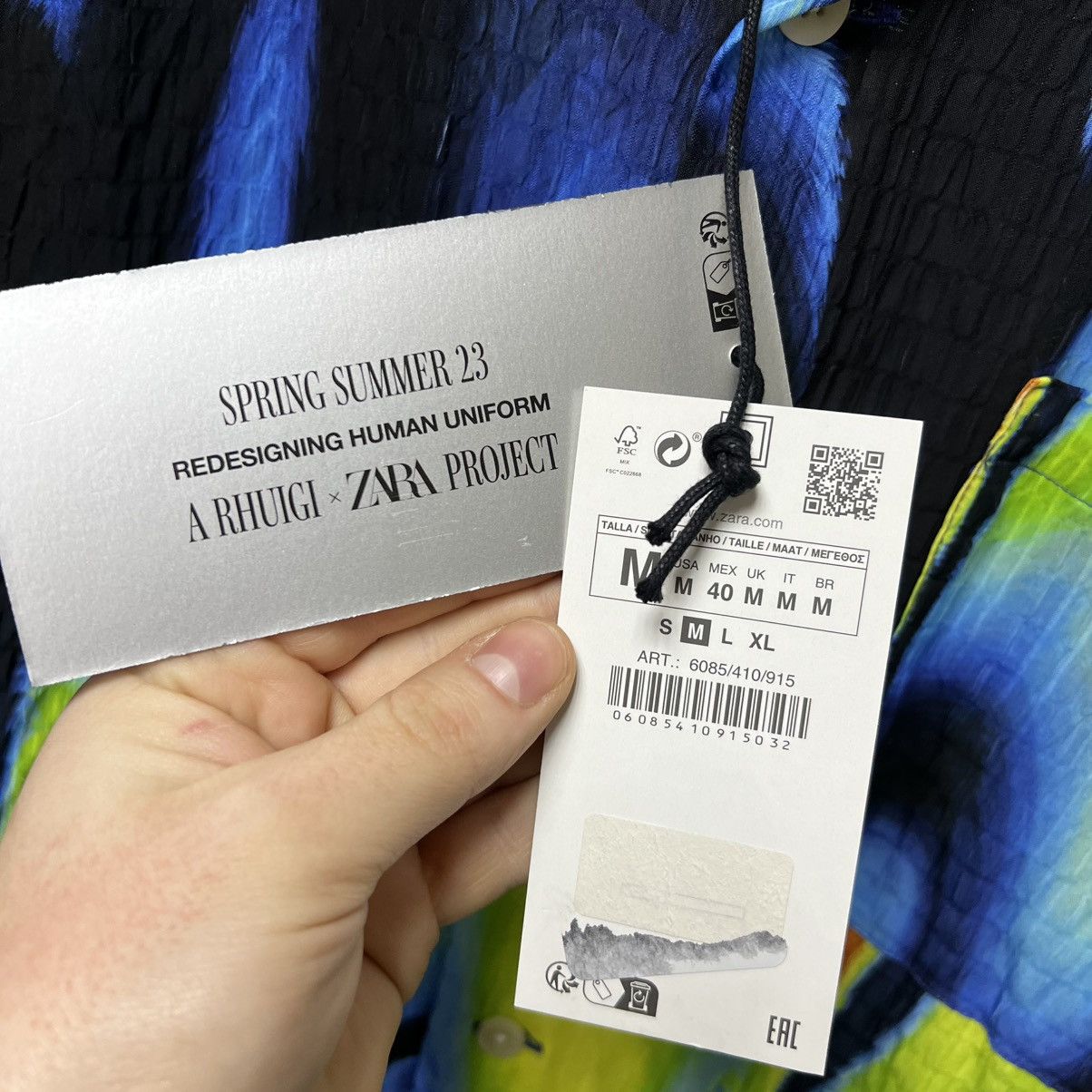 Rhude × Zara RHUDE x Zara NEW Tie Dye Oversized Shirt RHU size M Size US M / EU 48-50 / 2 - 16 Thumbnail