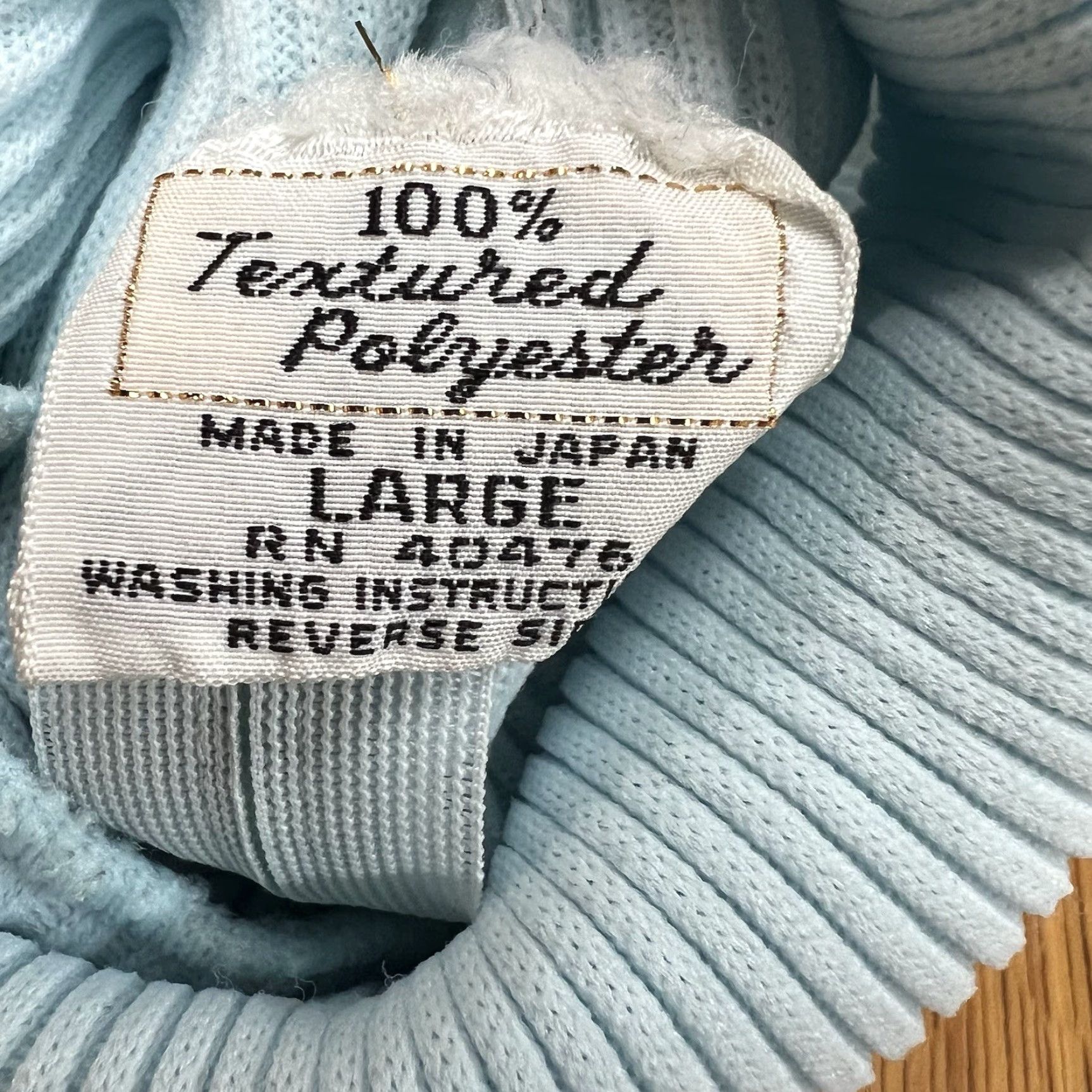 JCPenney VINTAGE JCPenney Ribbed Sleeveless High Neck Sweater Women’s SZ L Blue MI Japan Size L / US 10 / IT 46 - 4 Thumbnail