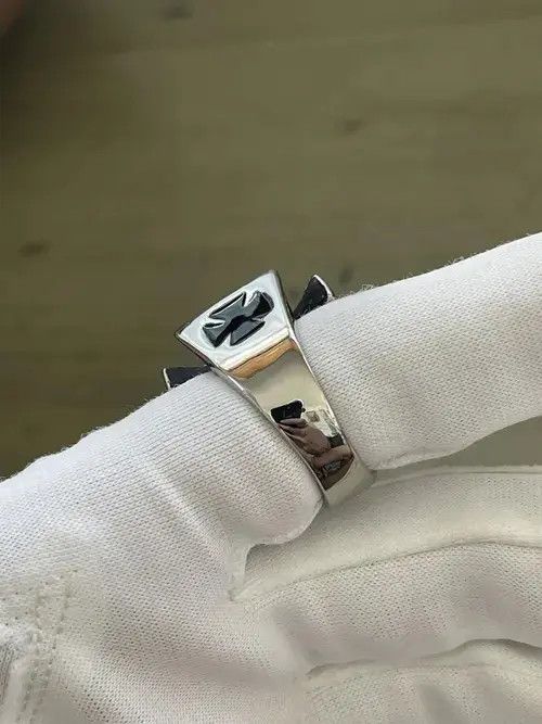 Jewelry Gothic Cross Punk Ring Size ONE SIZE - 4 Thumbnail
