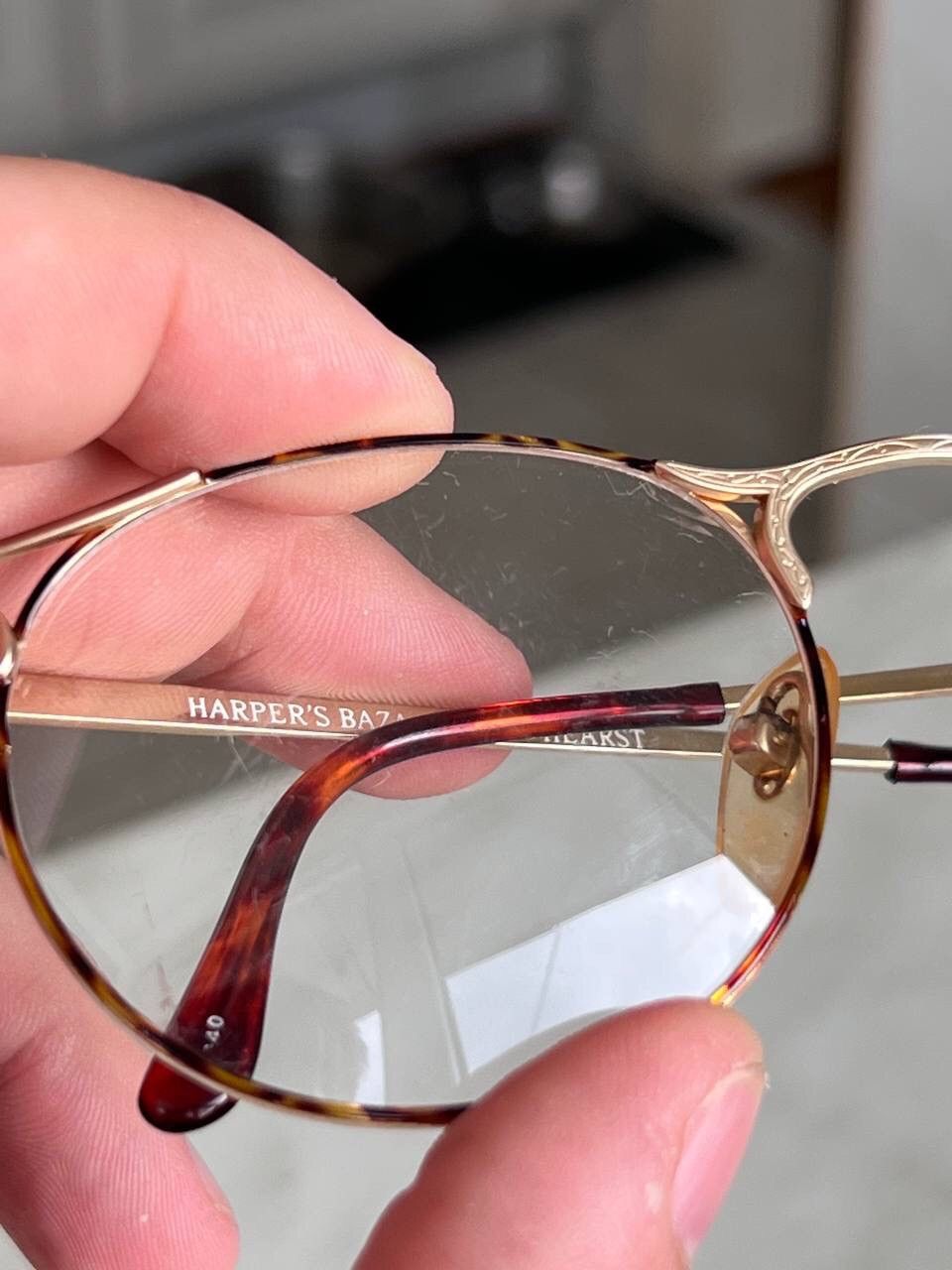 Japanese Brand Harper's Bazar eyeglasses Retro Frame Japan Made '90s Y2K Size ONE SIZE - 5 Thumbnail