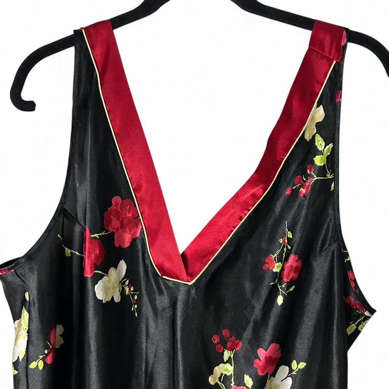 Jones New York Vintage Jones New York Black Floral Sleeveless... Size XL / US 12-14 / IT 48-50 - 3 Thumbnail