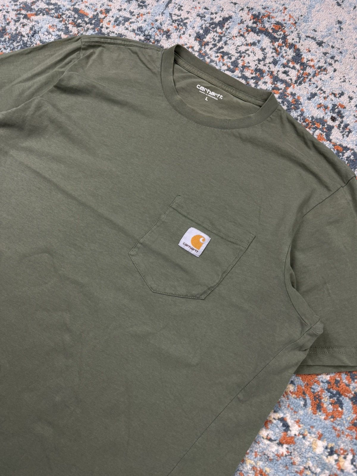 Carhartt × Carhartt Wip Vintage y2k Carhartt wip pocket patch logo pocket tee Size US L / EU 52-54 / 3 - 3 Thumbnail