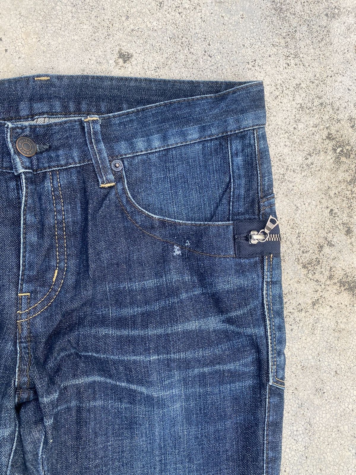 Hysteric Glamour × Japanese Brand Japanese Brand Hysteric Glamour Zipper Leg Skinny Size US 31 - 3 Thumbnail
