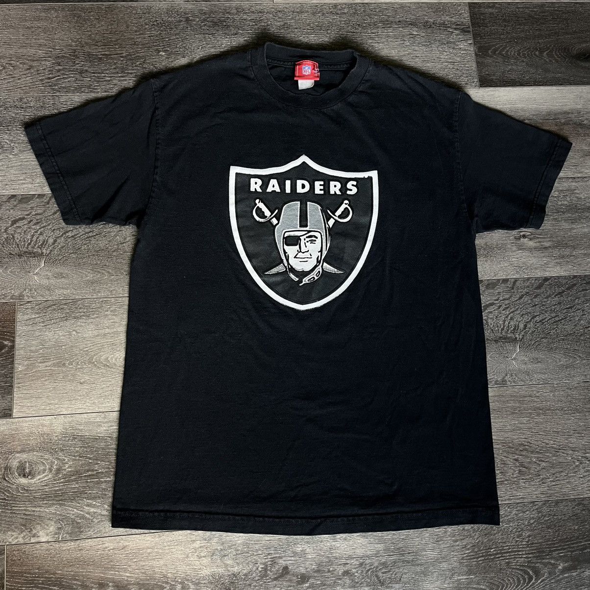 NFL Vintage 2000s NFL Oakland Raiders Raider Klan Logo Tee Shirt Size US L / EU 52-54 / 3 - 2 Thumbnail