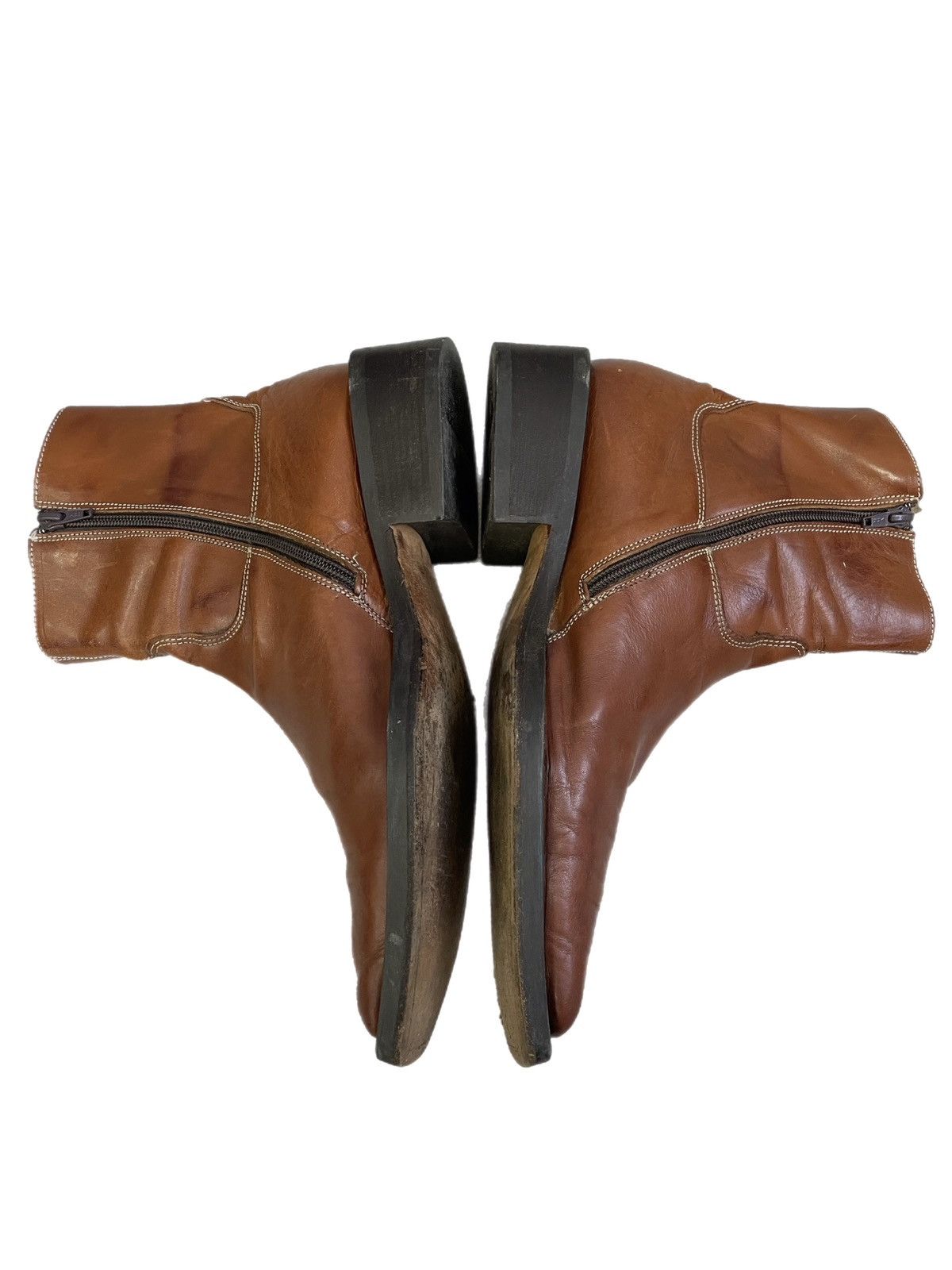 Other Western brown leather japanese opium boots avant garde y2k Size US 10 / EU 43 - 8 Thumbnail