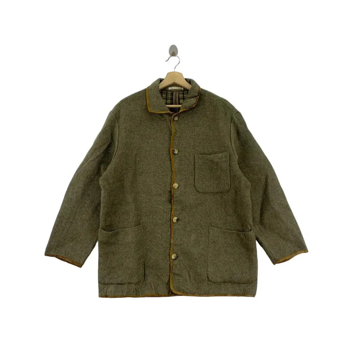 Vintage Vtg PAPAS MANIERE De HEMING Nova Checks Jacket Parka Size XL / US 12-14 / IT 48-50 - 1 Thumbnail