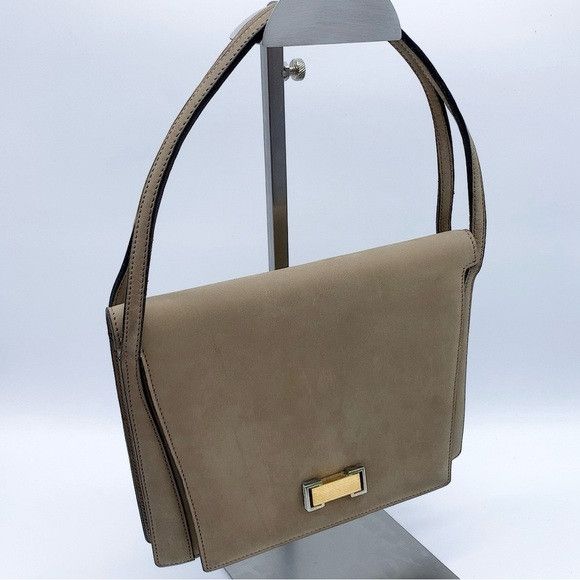 Pierre Balmain Vintage Pierre Balmain Nubuck Leather Handbag in Taupe Size ONE SIZE - 1 Thumbnail