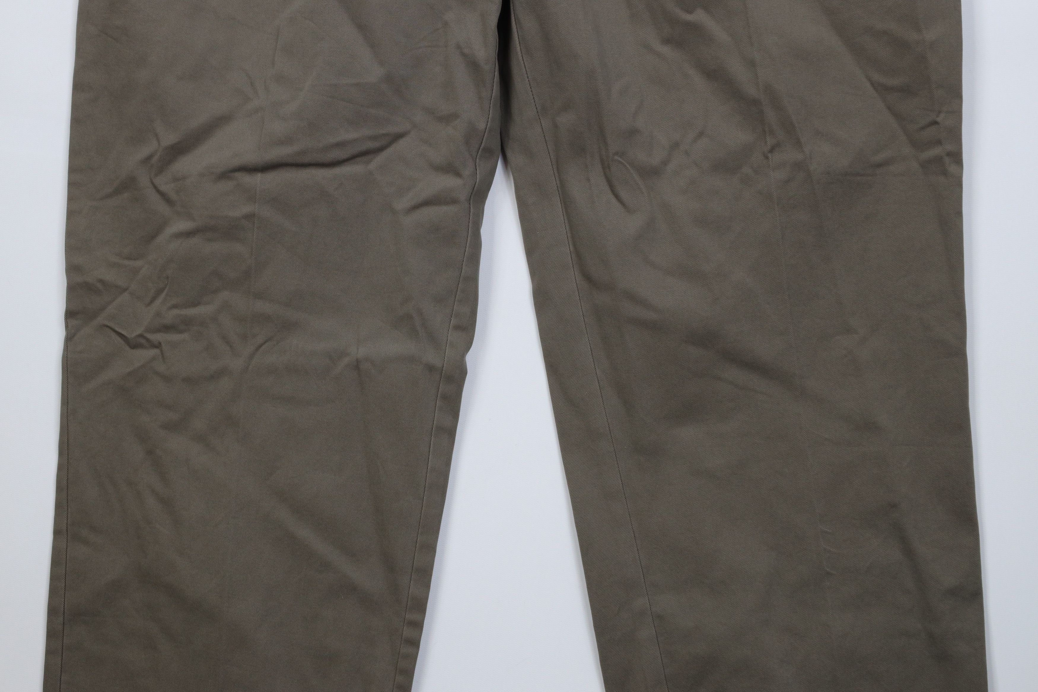 Ralph Lauren Vintage 90s Ralph Lauren Andrew Wide Leg Chino Pants Beige Size US 38 / EU 54 - 3 Thumbnail
