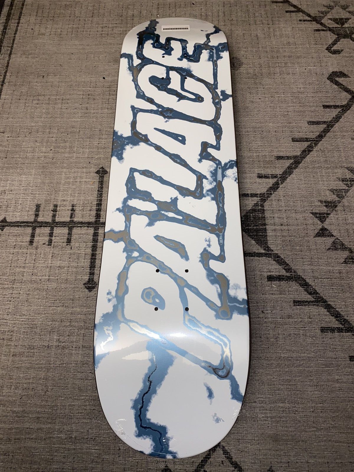 image of Palace Fully Charged 8.25 Skateboard Deck in White, Men's